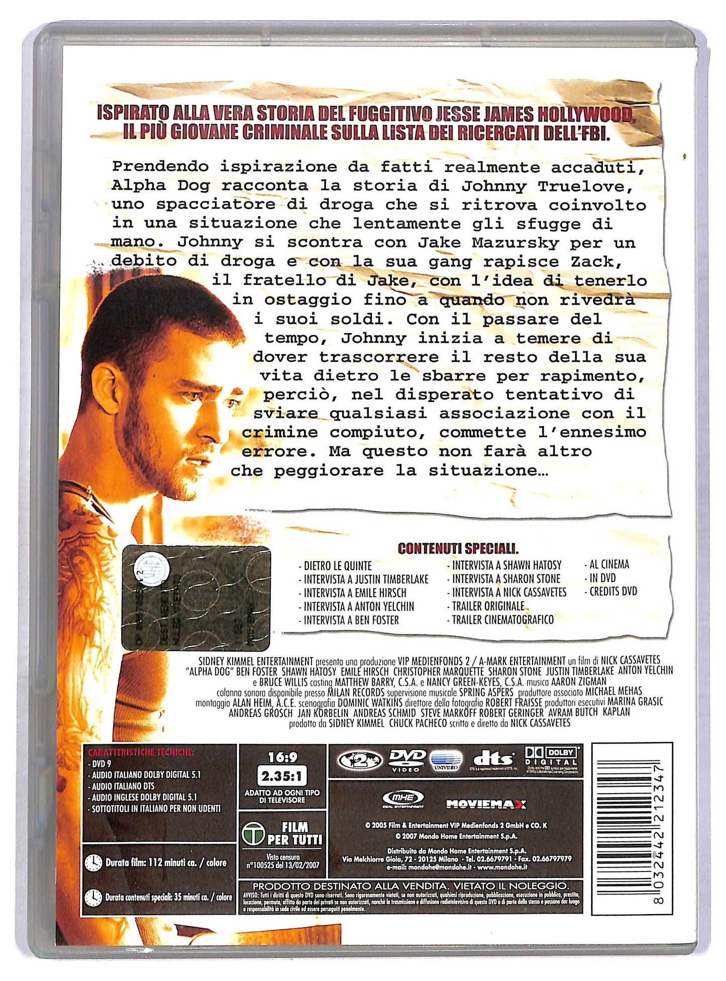 EBOND alpha dog EDITORIALE DVD D769248