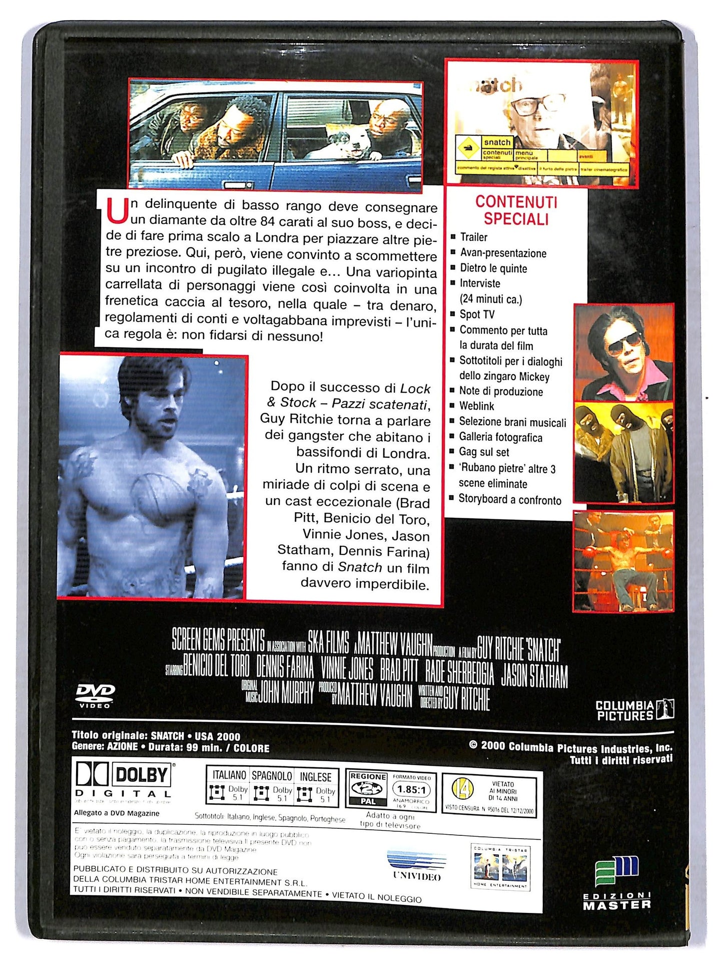 EBOND Snatch - Lo strappo EDITORIALE DVD D769311