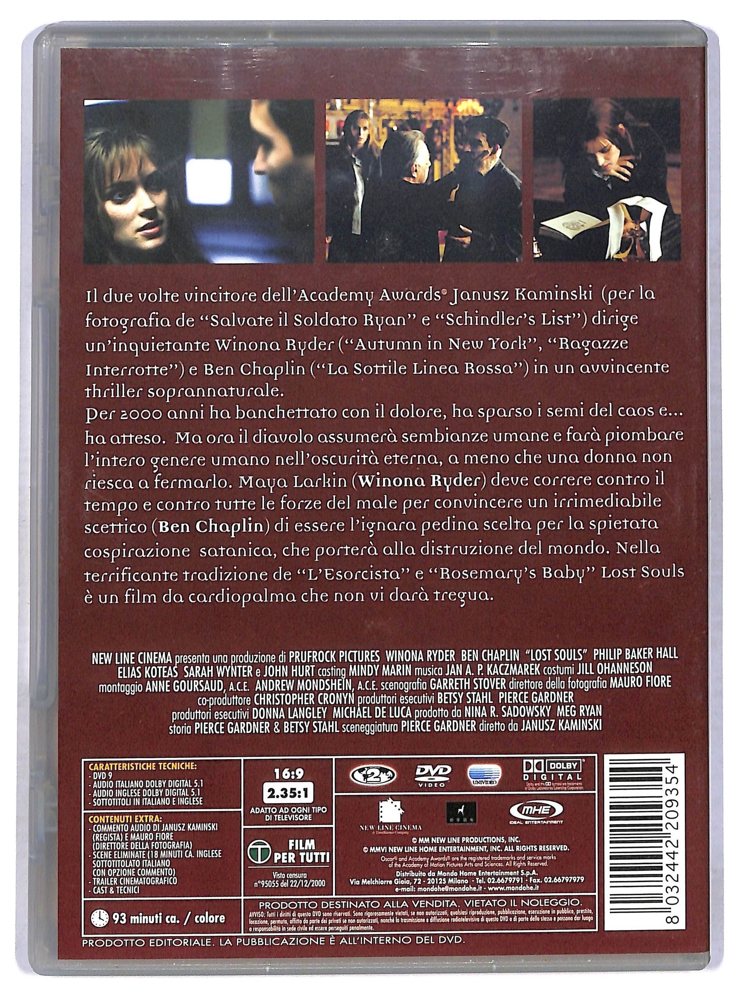 EBOND Lost souls La profezia EDITORIALE DVD D769327