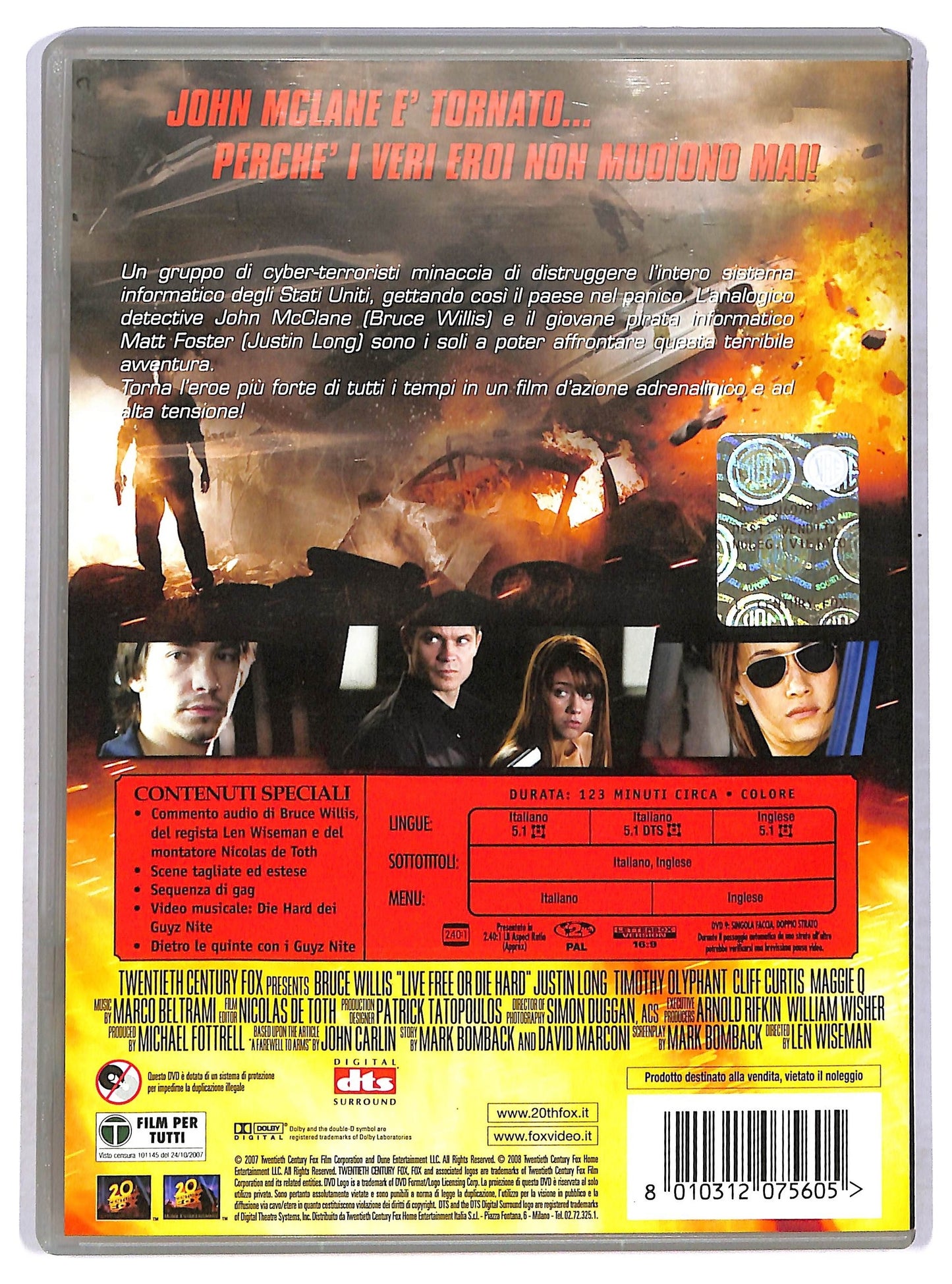 EBOND die hard - vivere o morire DVD D769358