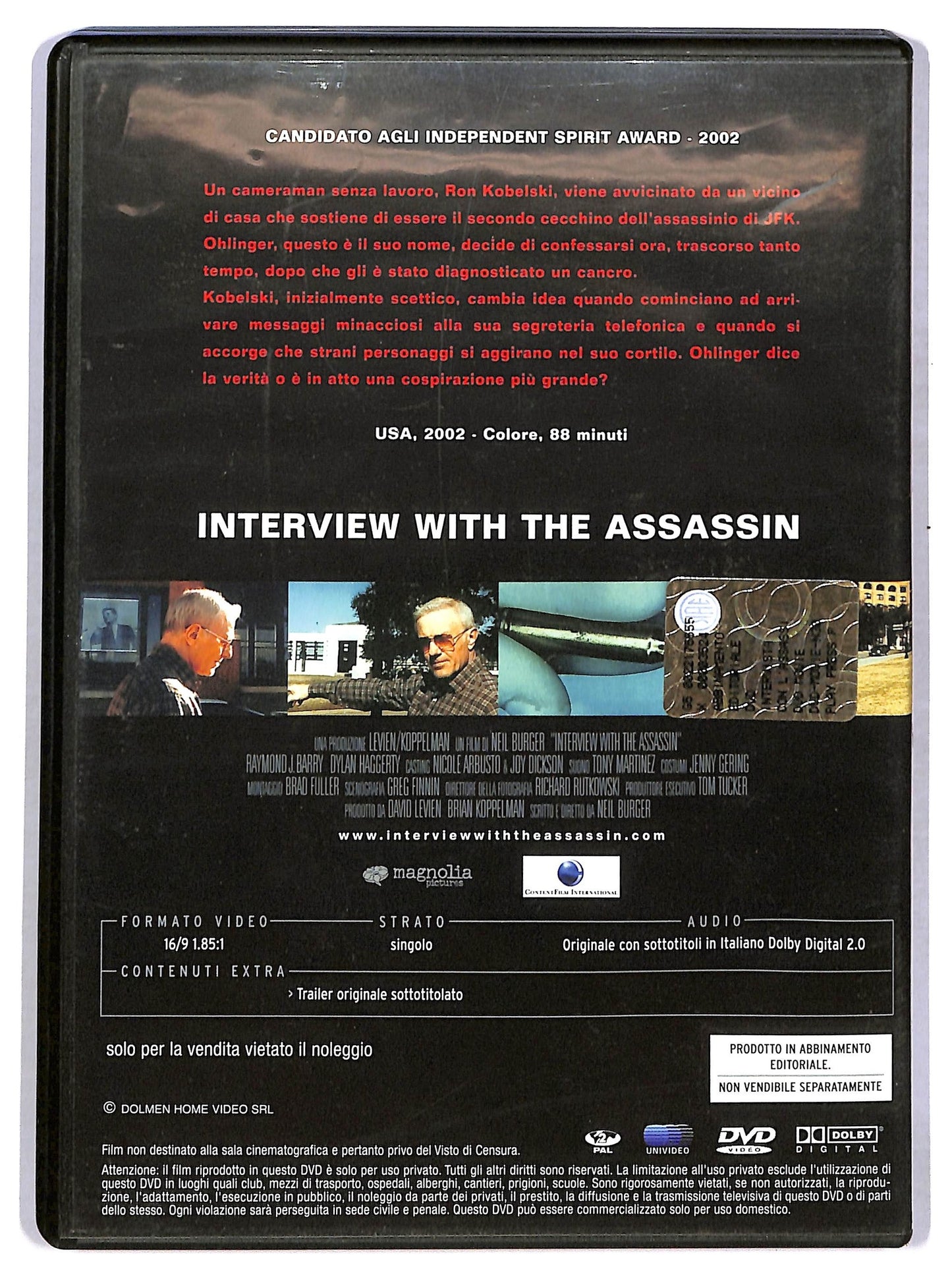 EBOND Interview with the Assassin EDITORIALE DVD D769413