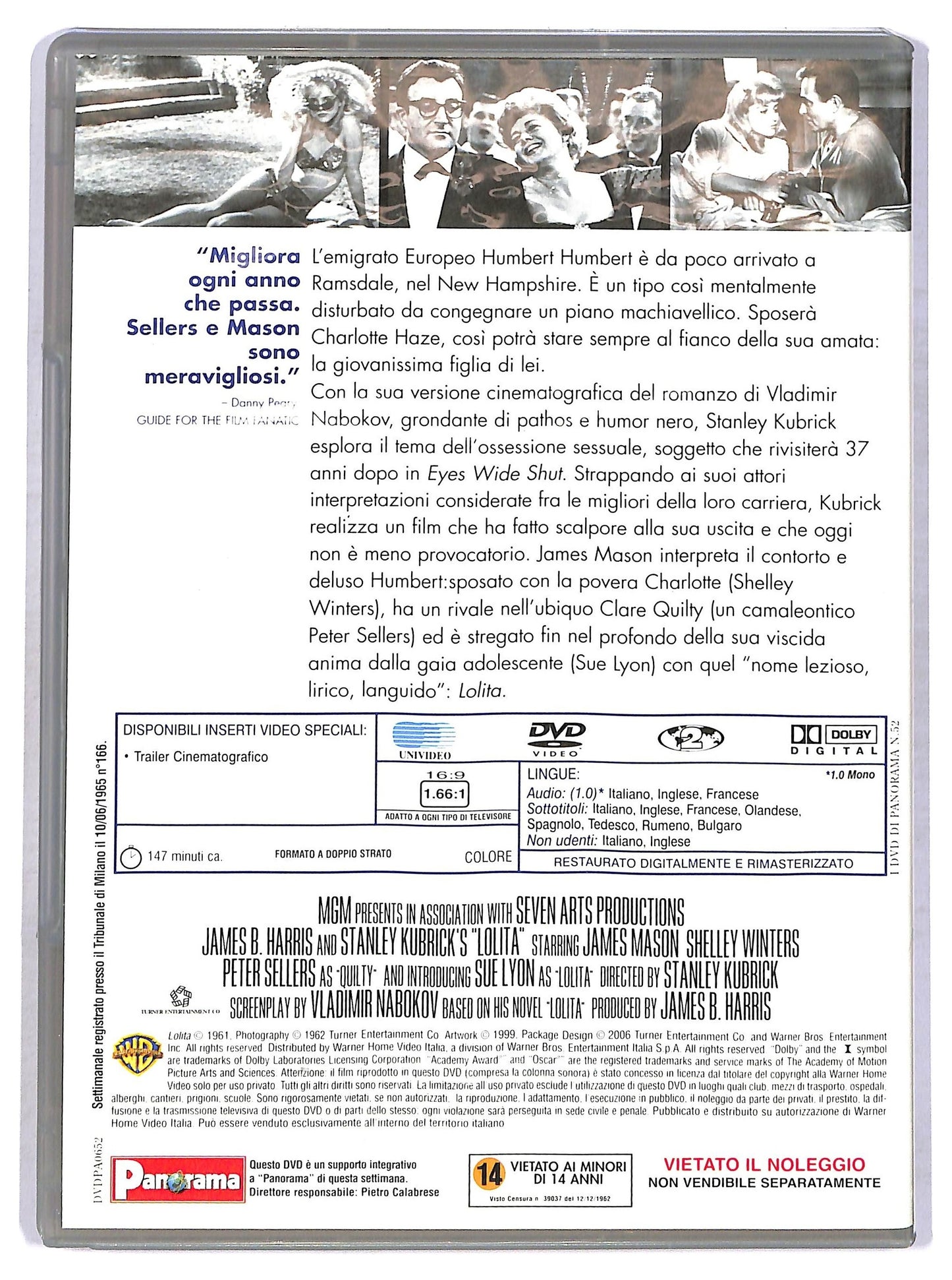 EBOND Lolita EDITORIALE DVD D769420