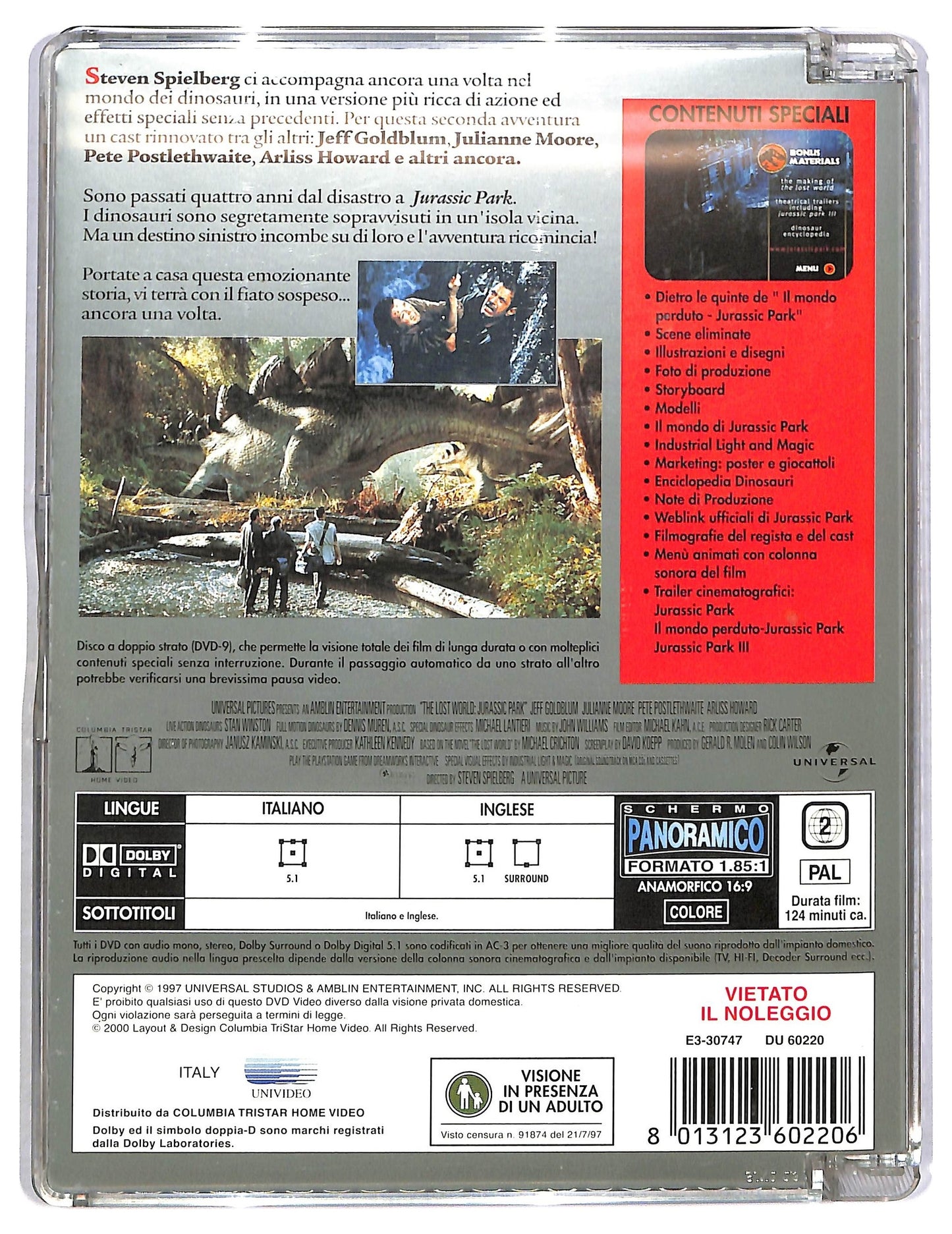 EBOND Il Mondo perduto Jurassic Park SJB DVD D769450