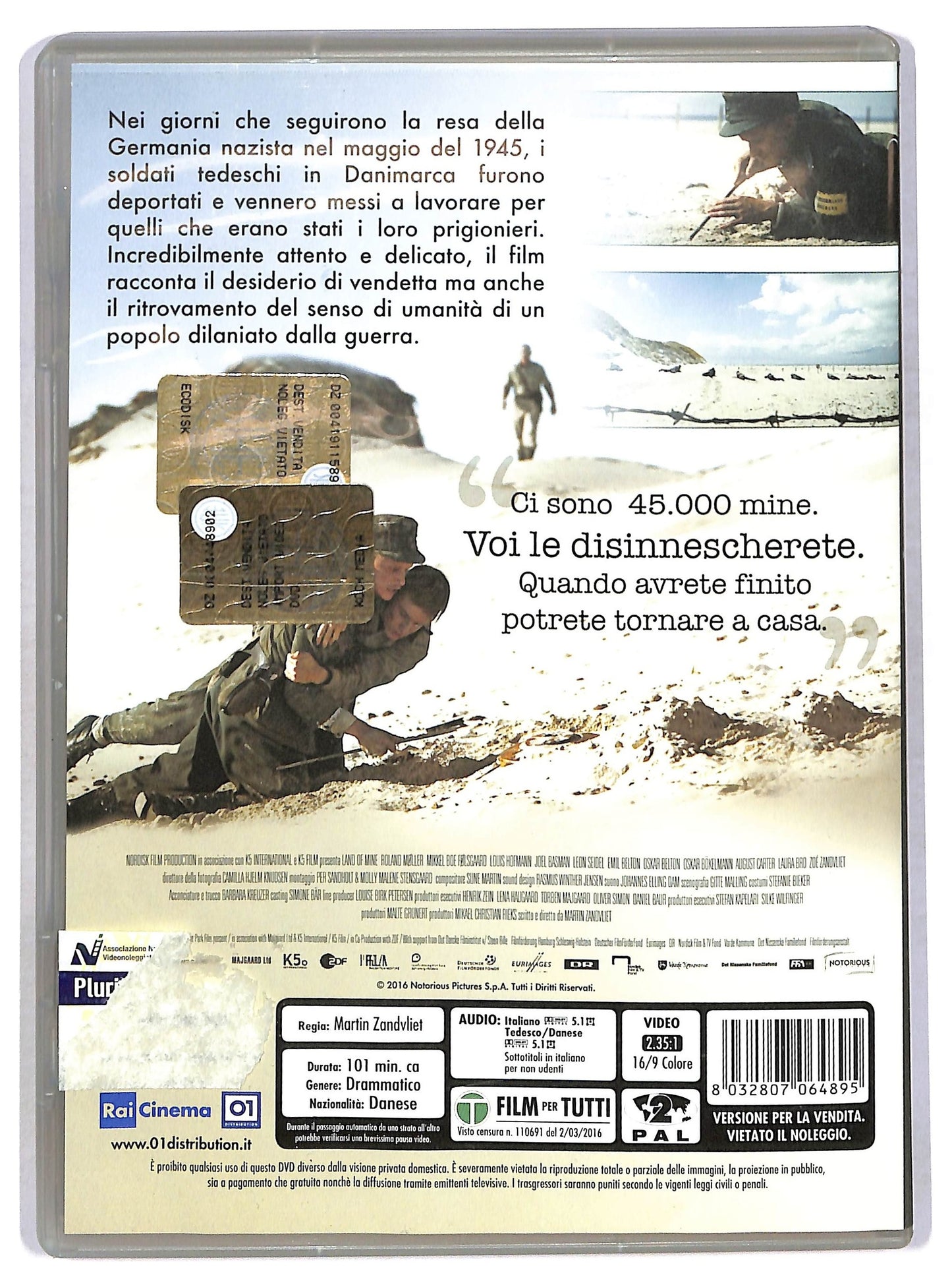 EBOND Land of Mine - Sotto la sabbia DVD D769455