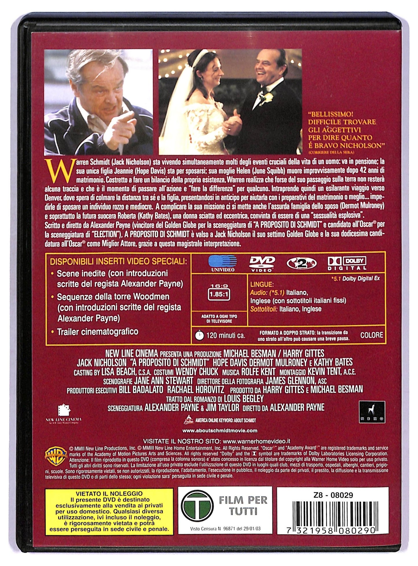 EBOND A proposito di Schmidt DVD D769534