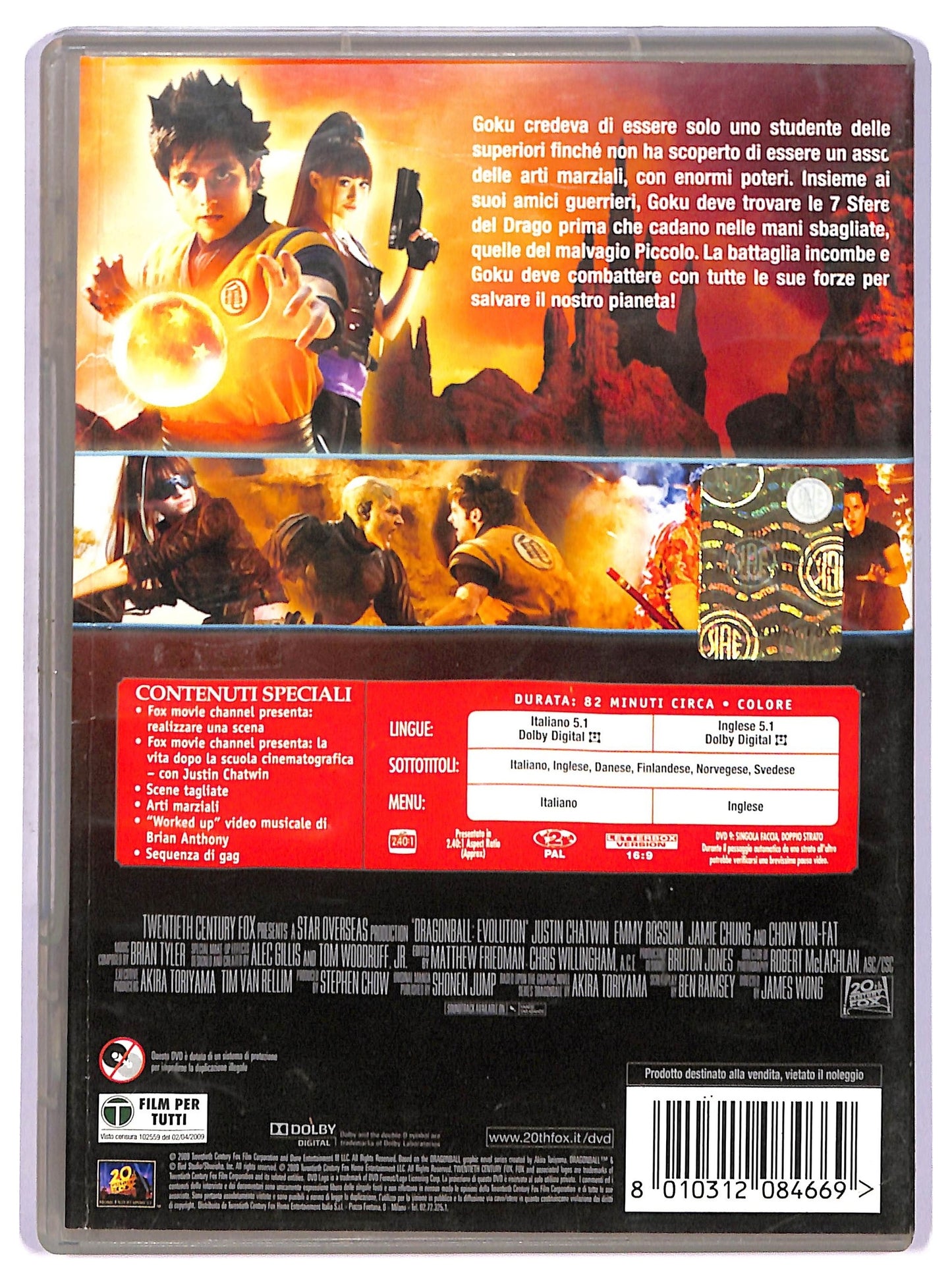 EBOND Dragonball Evolution DVD D769545