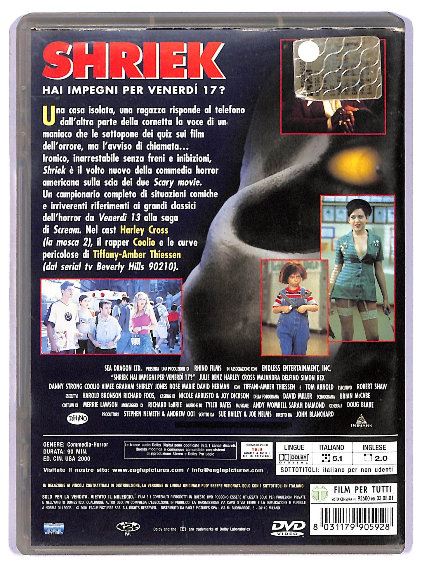 EBOND shriek, hai impegni per venerdi 17? DVD D769552