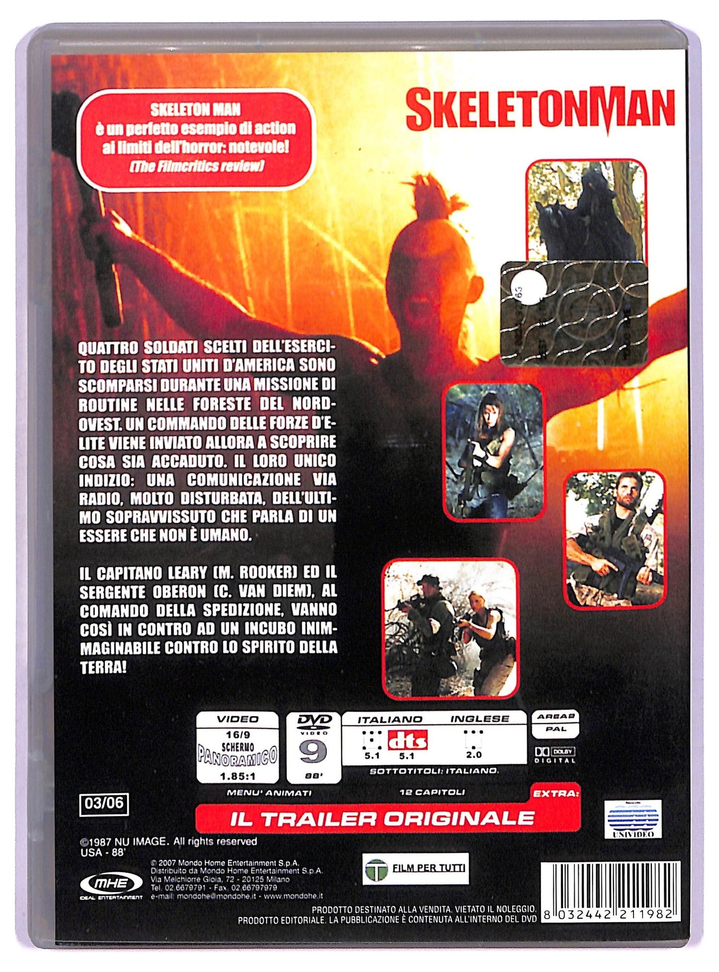 EBOND skeletonman DVD D769649