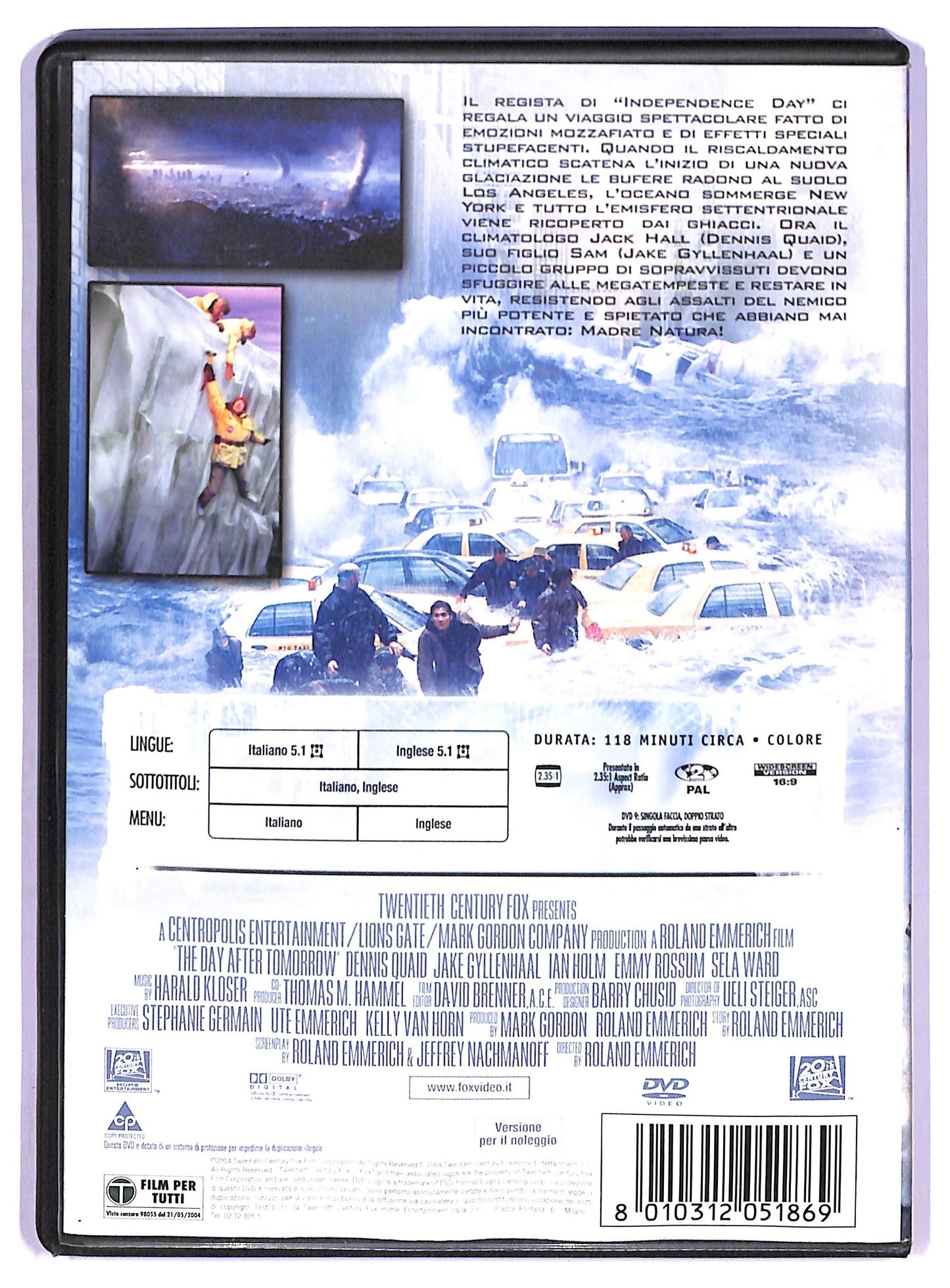 EBOND The Day After Tomorrow - L'alba del giorno dopo DVD D769712