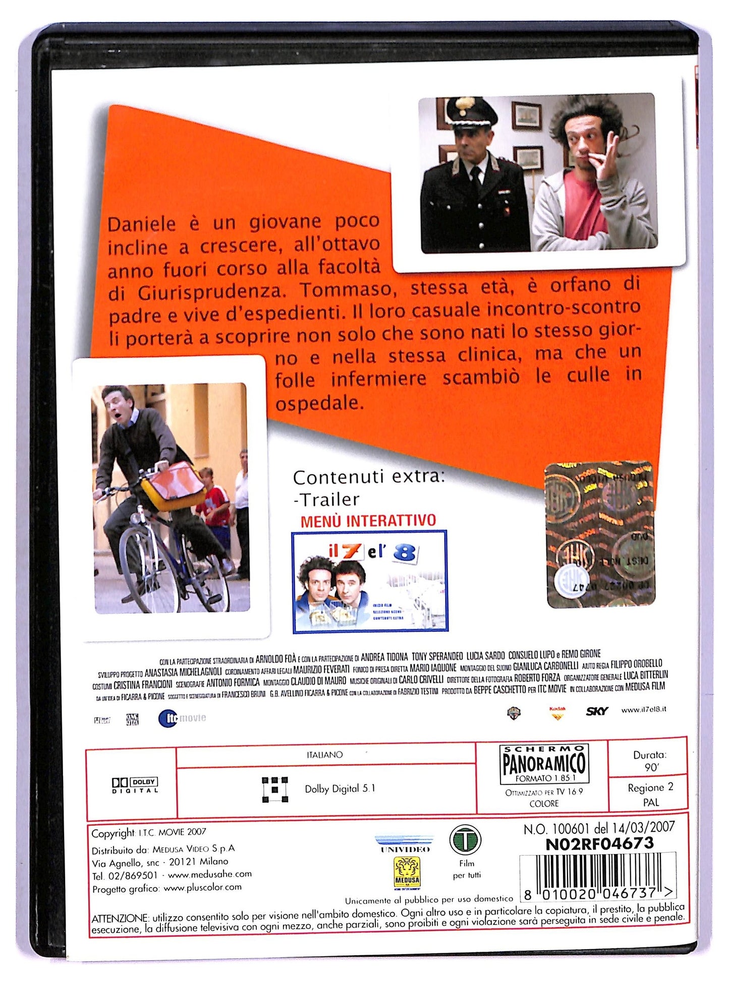 EBOND Il 7 e l'8 NOLEGGIO DVD D769760