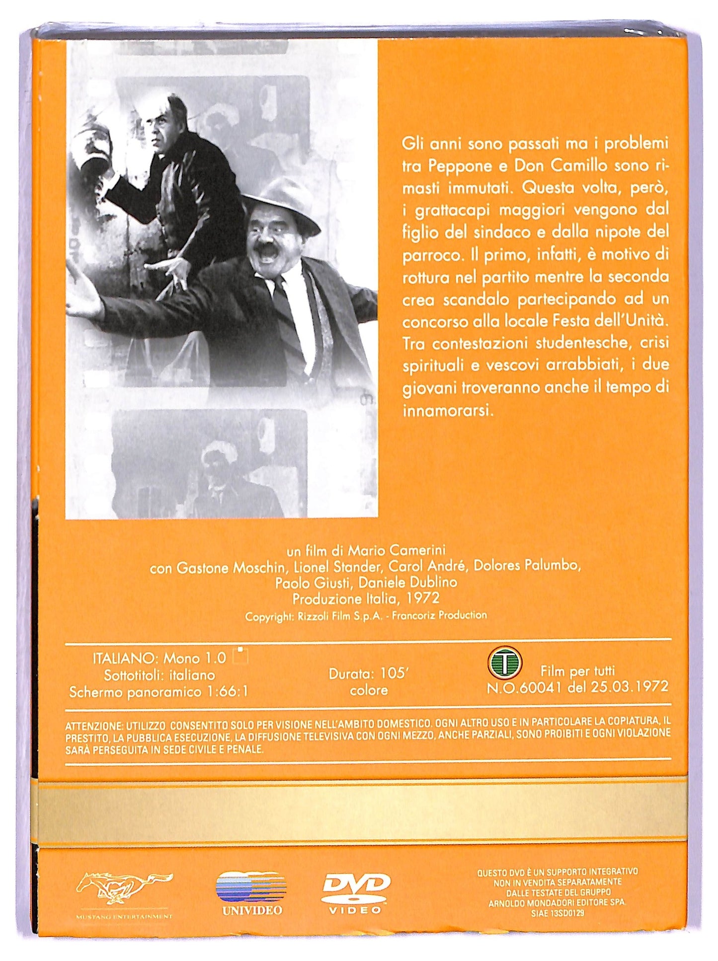 EBOND Don Camillo e i giovani d'oggi EDITORIALE DVD D769855