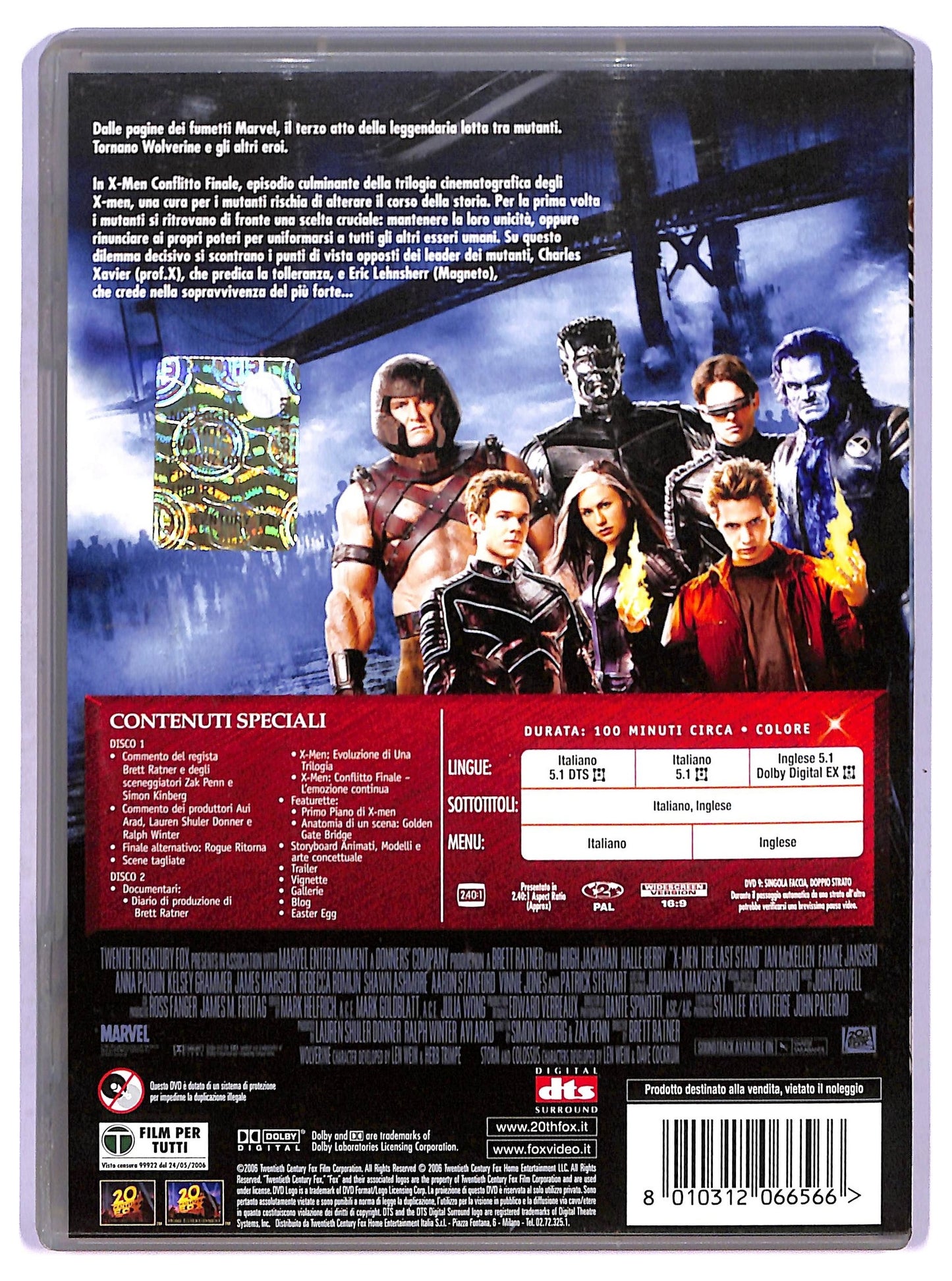 EBOND x - men conflitto finale DVD D769905