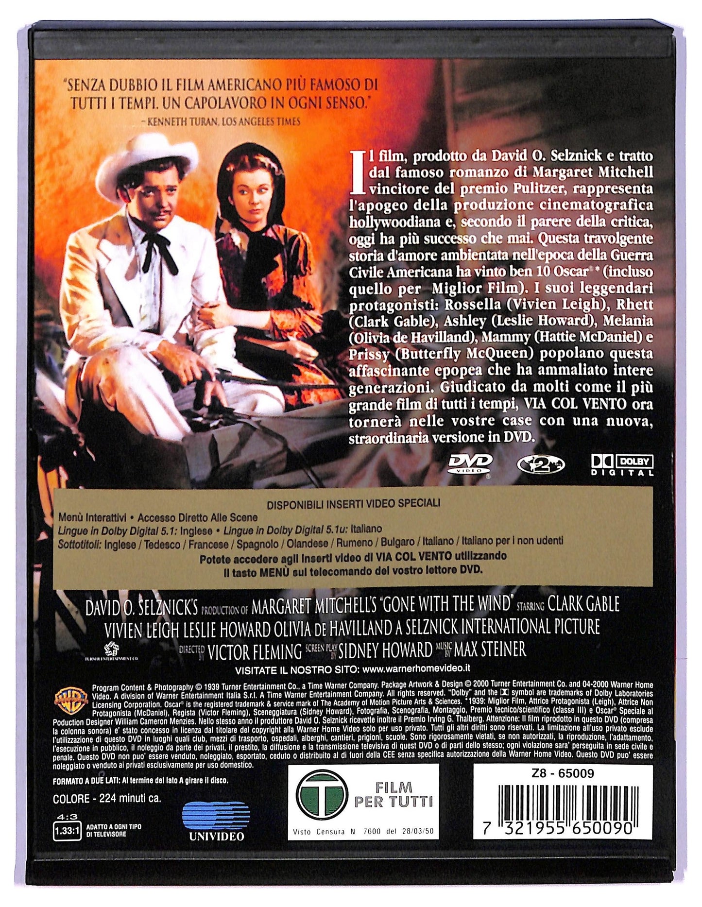 EBOND Via col vento SNAPPER DVD D769934