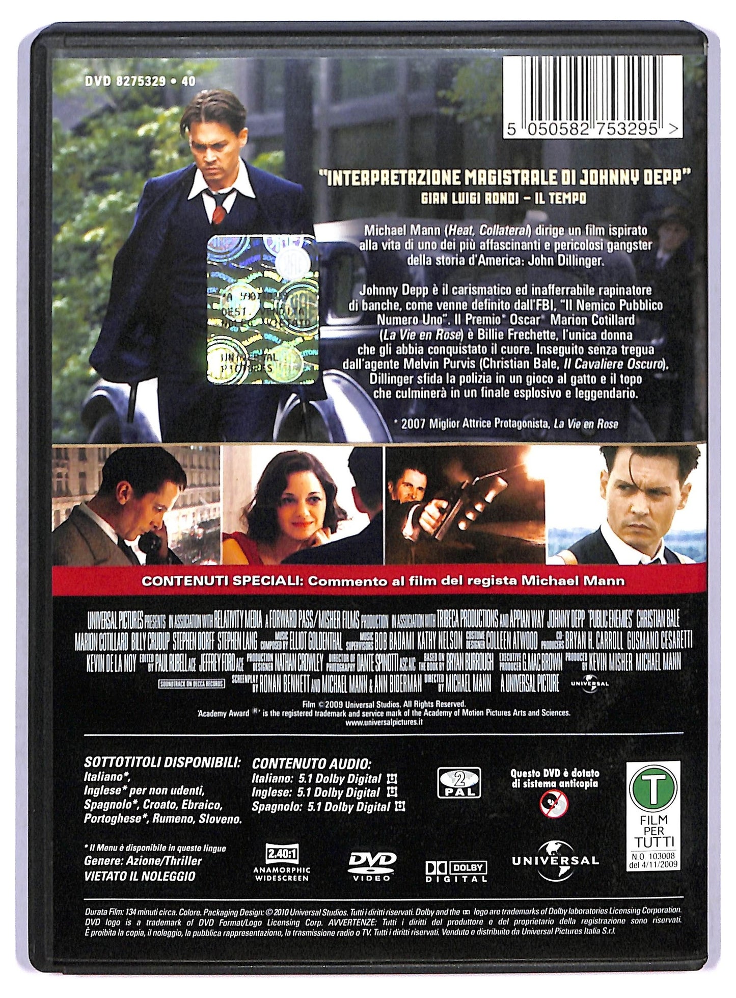 EBOND Nemico Pubblico - Public Enemies DVD D770010