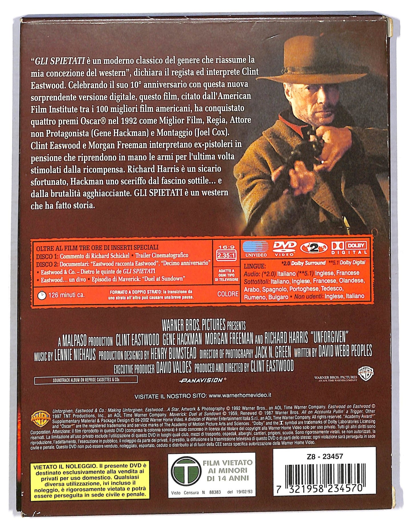 EBOND Gli Spietati Edizione Speciale DVD D770122