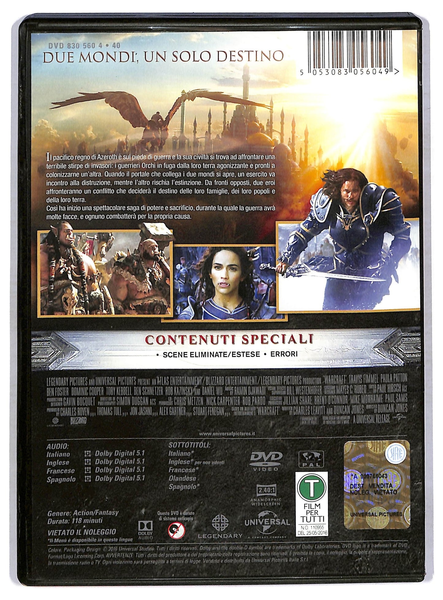 EBOND Warcraft L'inizio DVD D770215