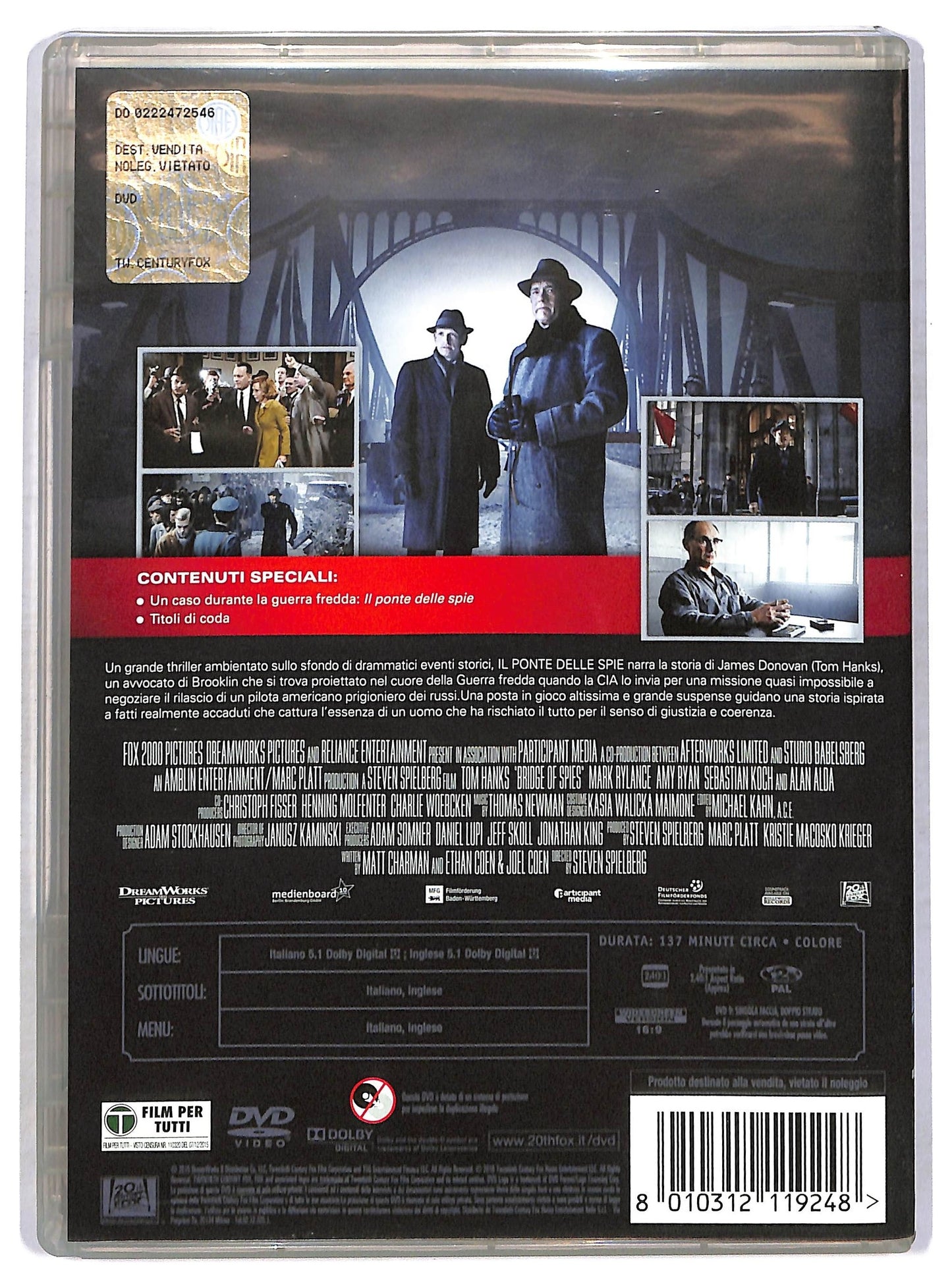 EBOND Il ponte delle spie DVD D770232