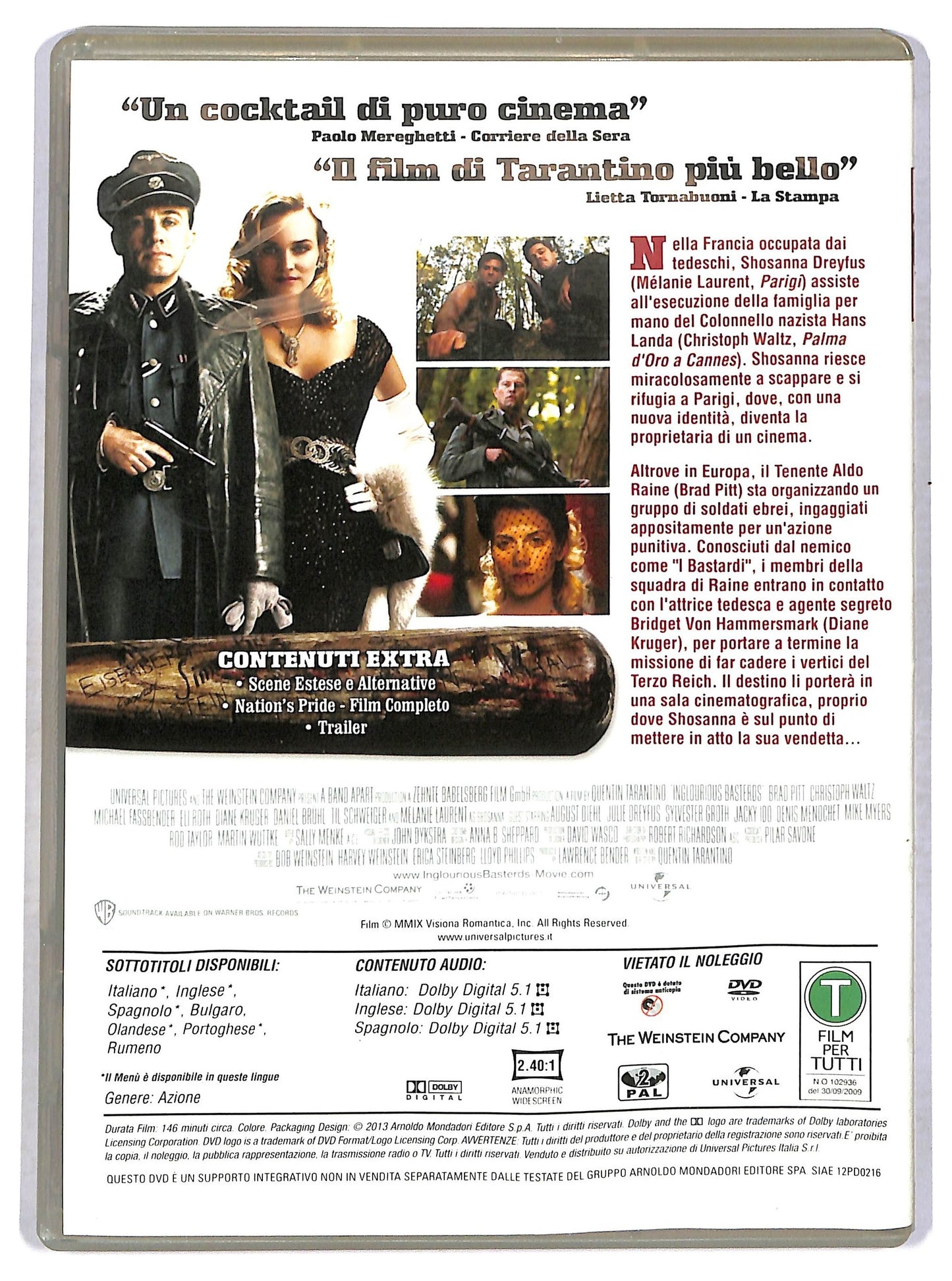 EBOND Bastardi Senza Gloria DVD D770240