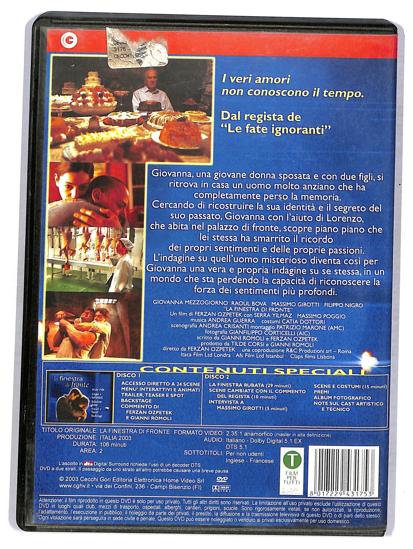 EBOND la finestra di fronte DVD D770247