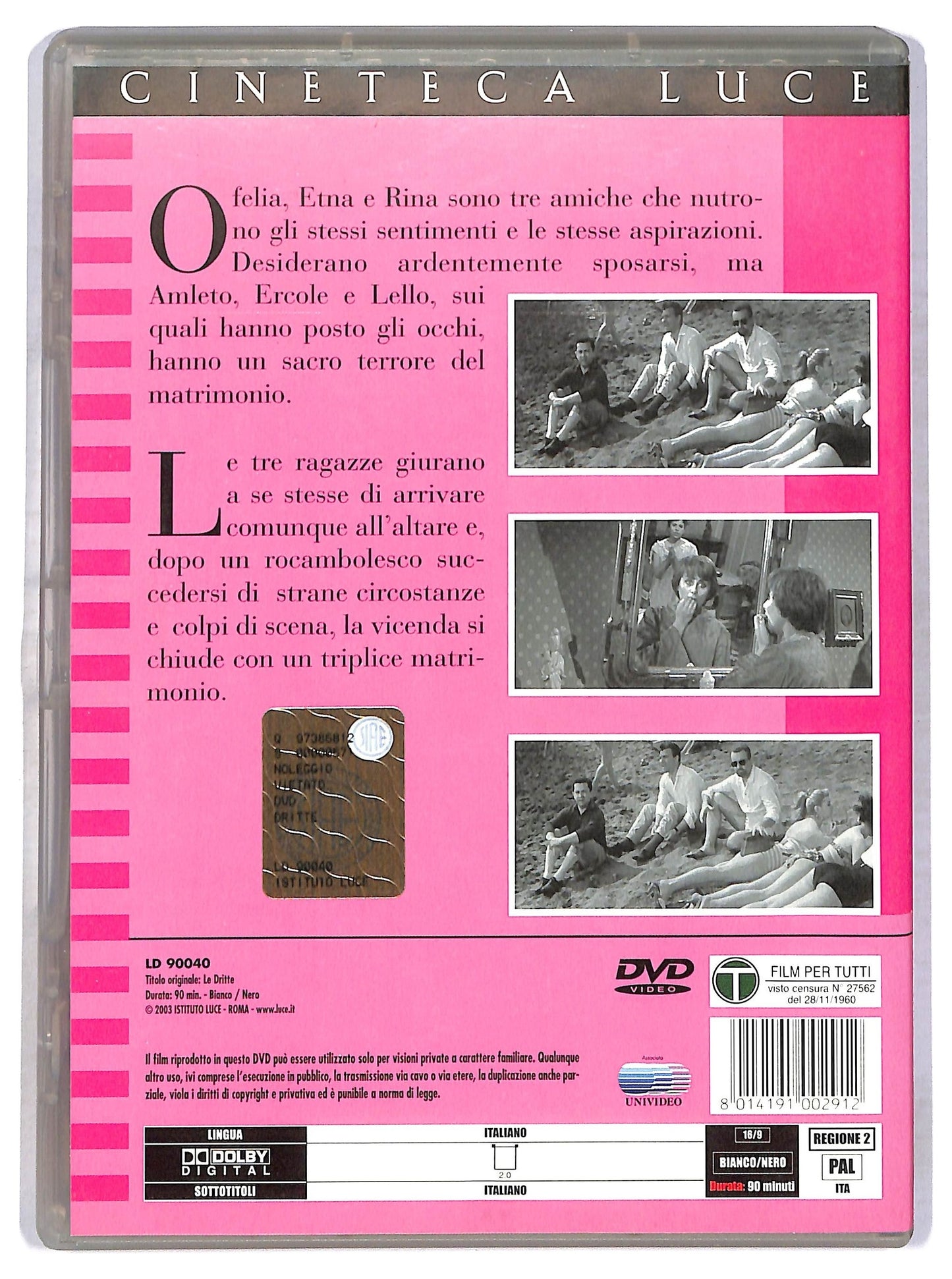 EBOND Le Dritte Cineteca Luce DVD D770250