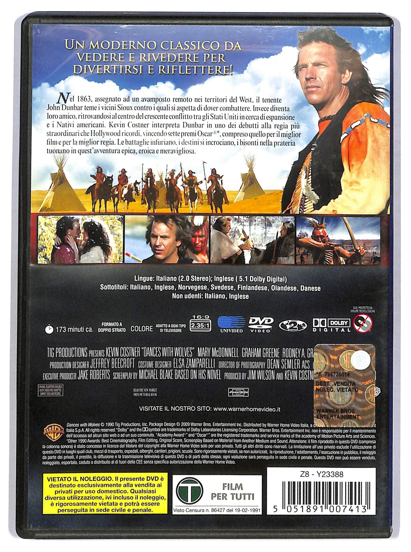 EBOND Balla coi lupi DVD D770303