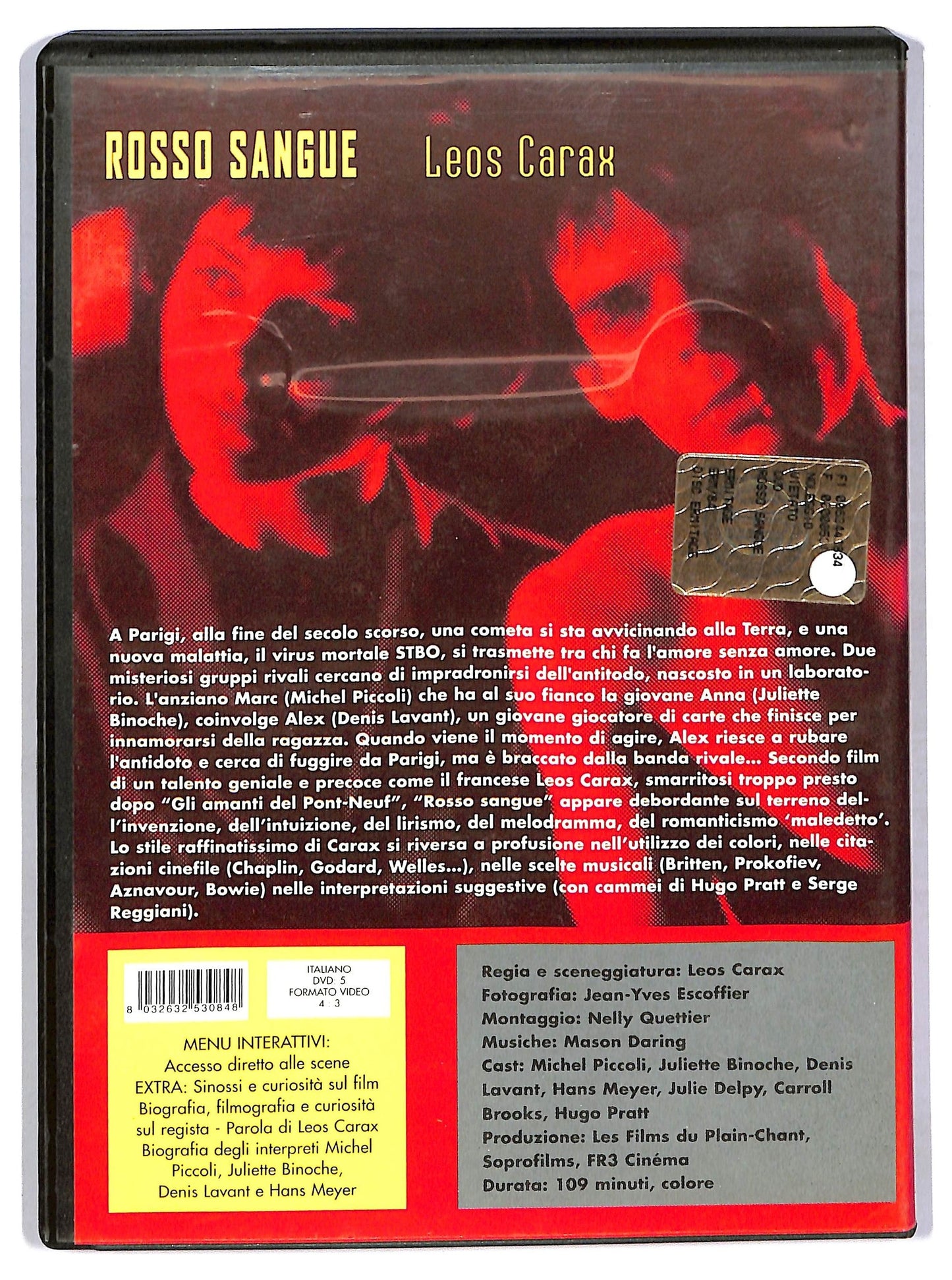EBOND Rosso sangue DVD D770331