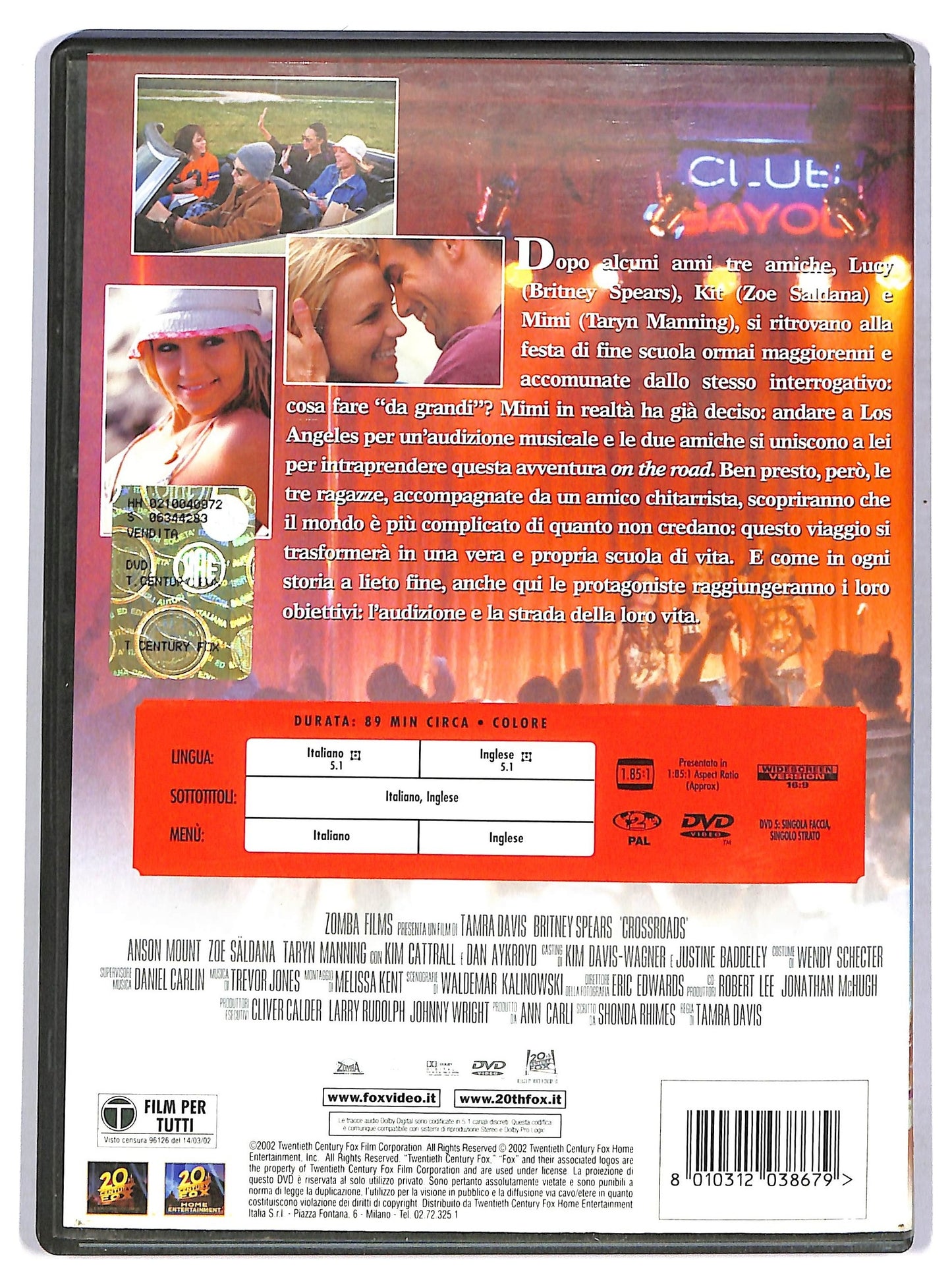 EBOND Crossroads - Le strade della vita DVD D770335