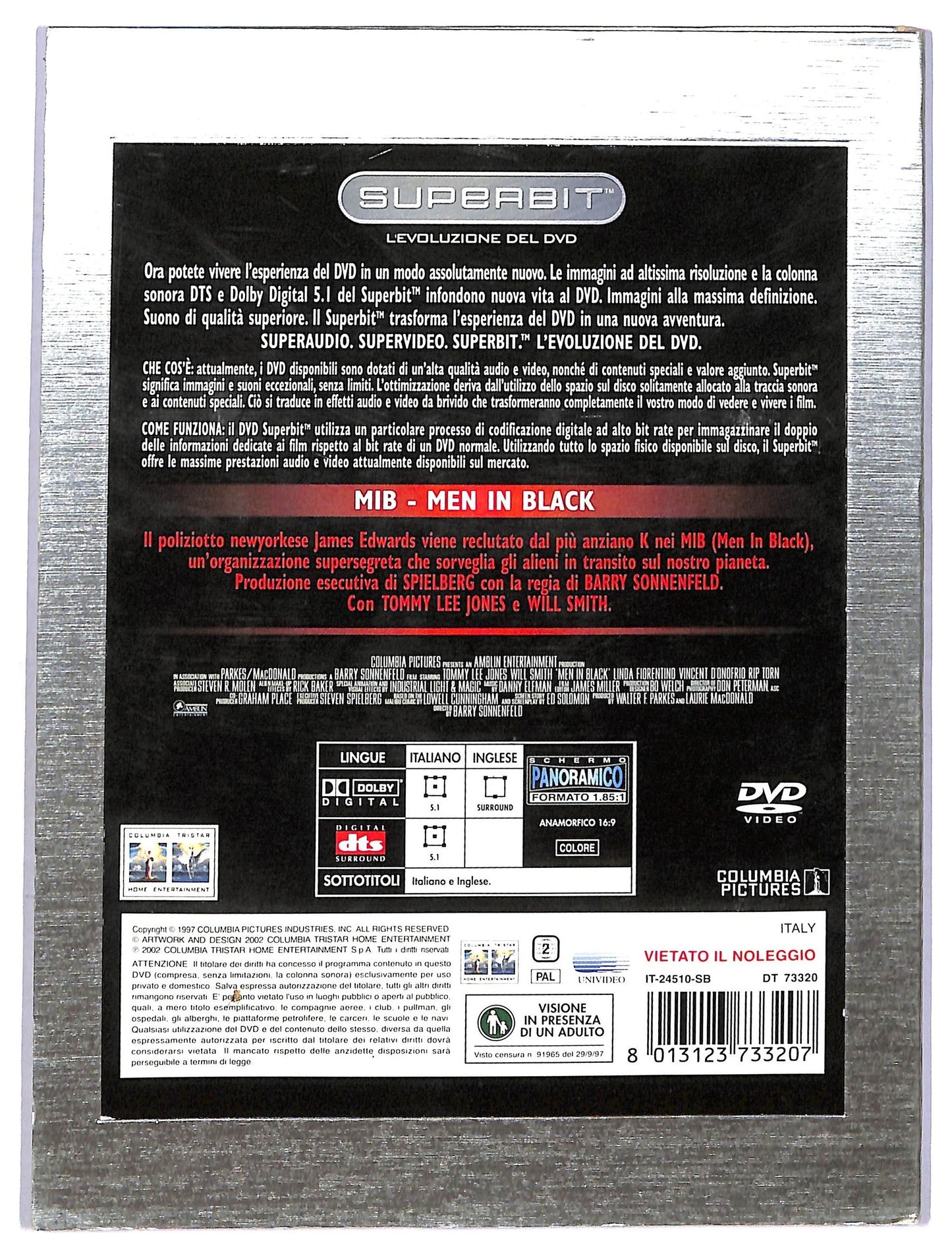 EBOND Mib - Men In Black DIGIPACK DVD D770413