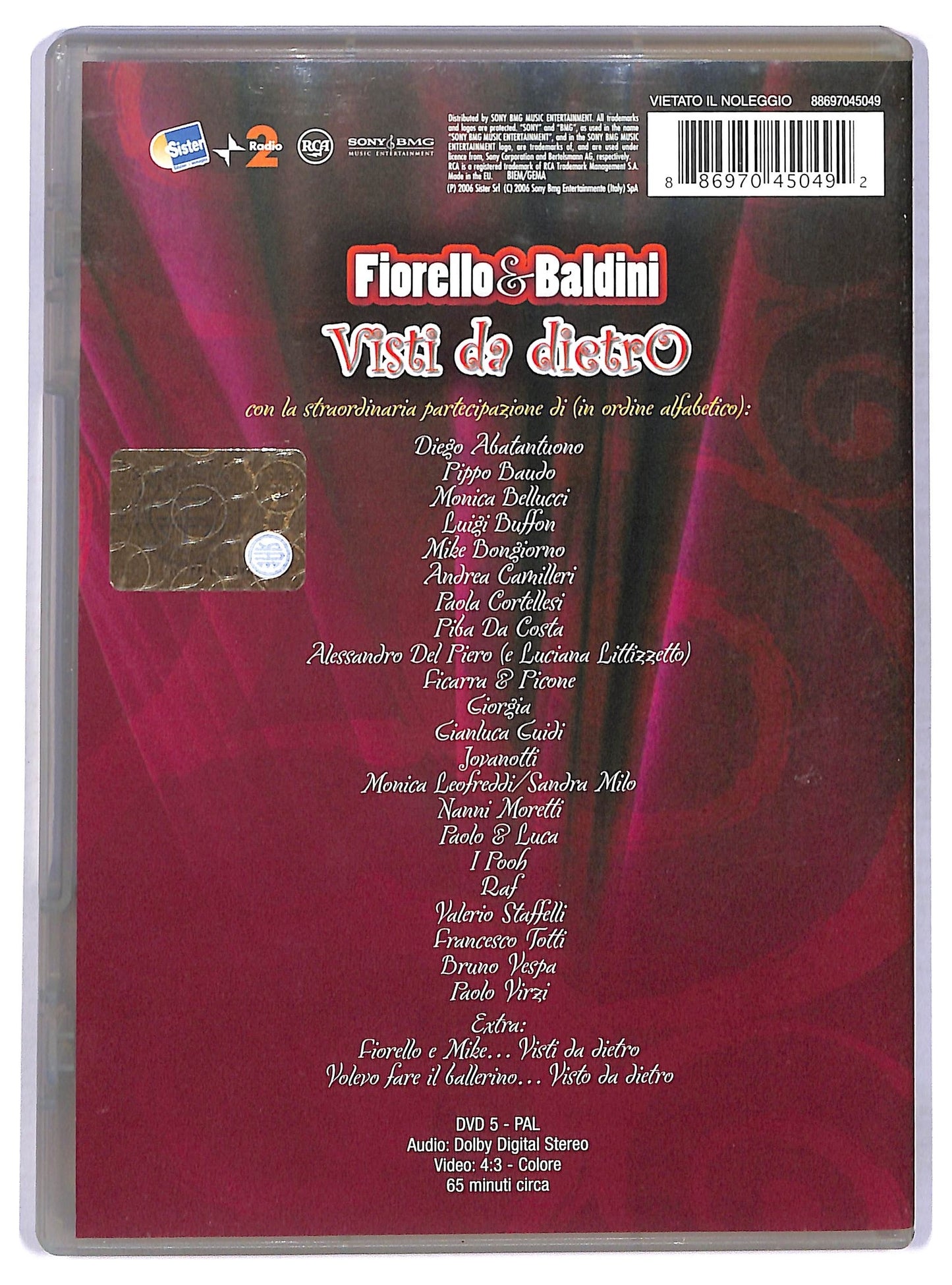 EBOND fiorello e baldini - visti da dietro DVD D770429