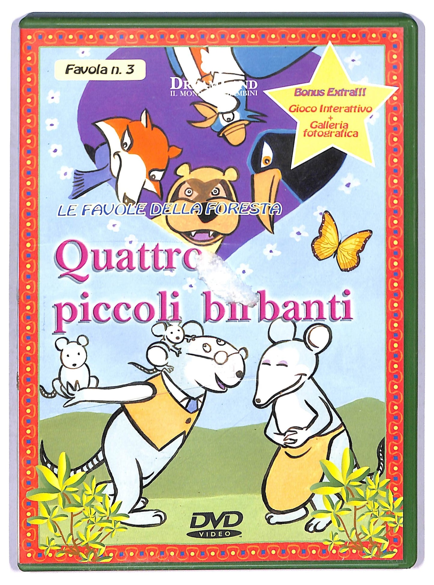 EBOND Le Favole della Foresta Quattro Piccoli Birbanti vol 3 DVD D770528