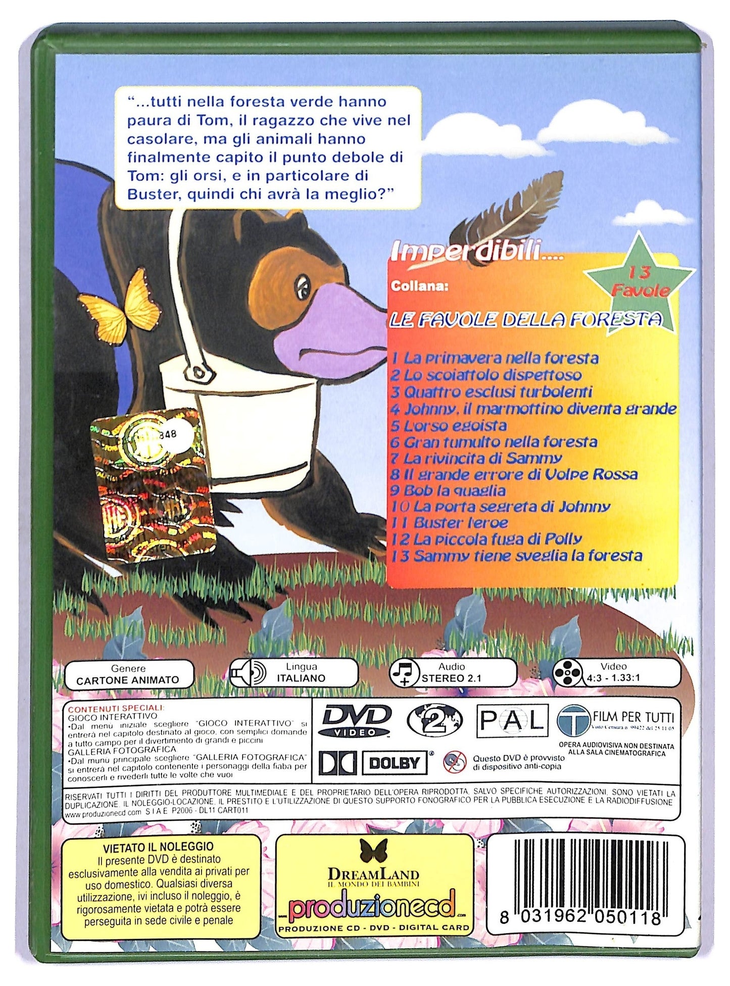 EBOND Le Favole Della Foresta - Buster IL Super Eroe DVD D770529