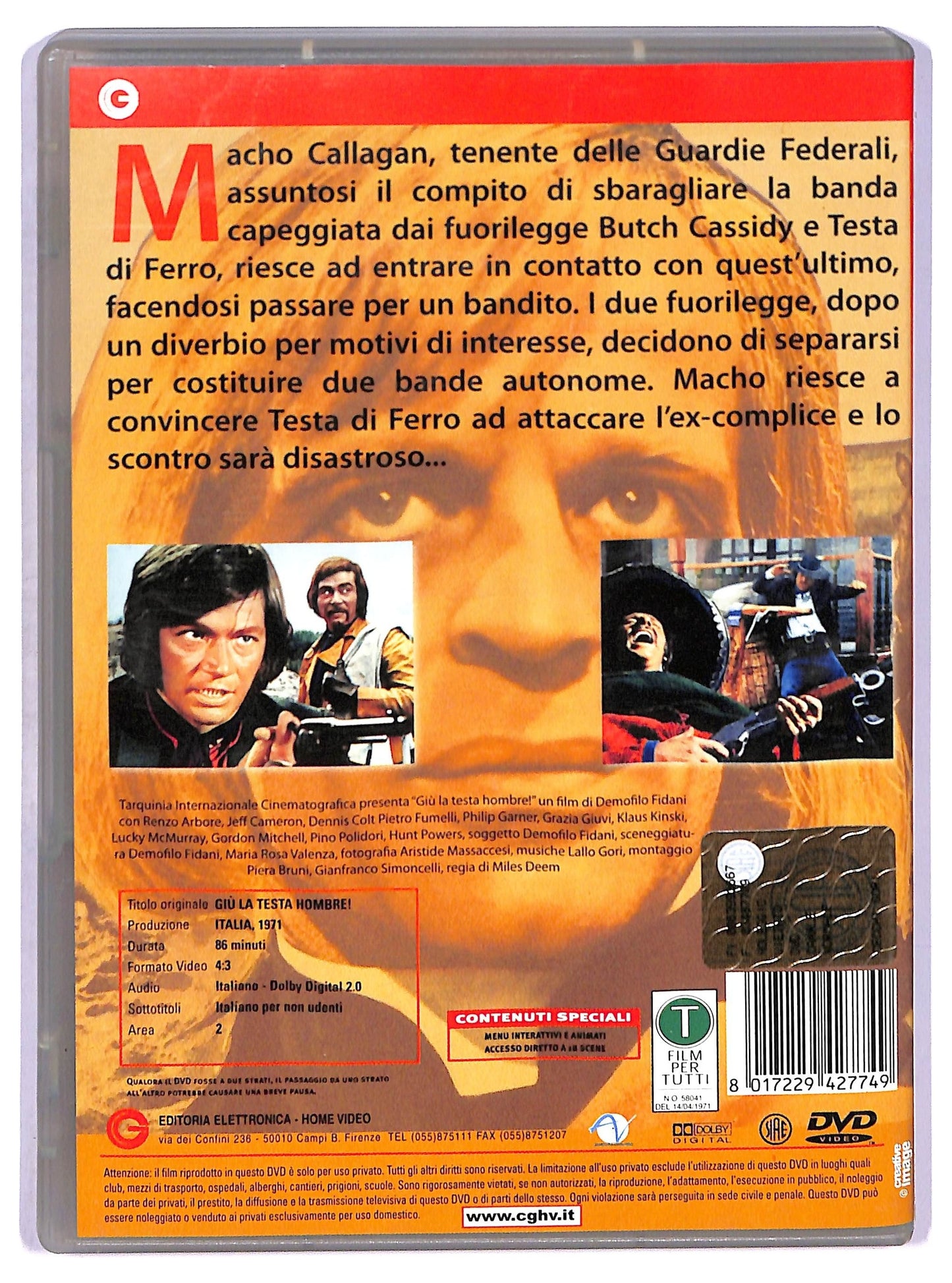 EBOND Giu la testa hombre! DVD D770646