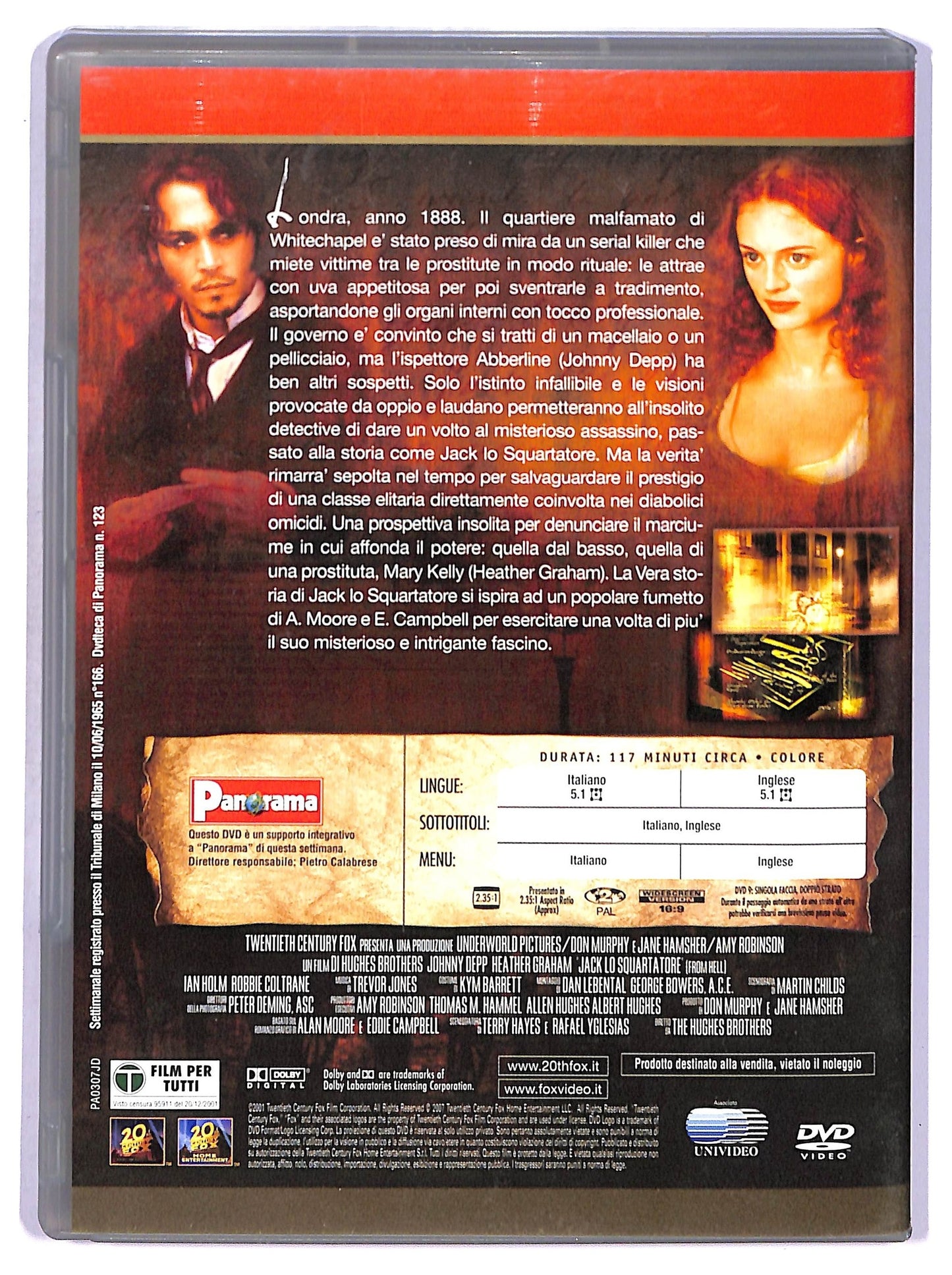 EBOND La Vera Storia Di Jack Lo Squartatore EDITORIALE DVD D770743