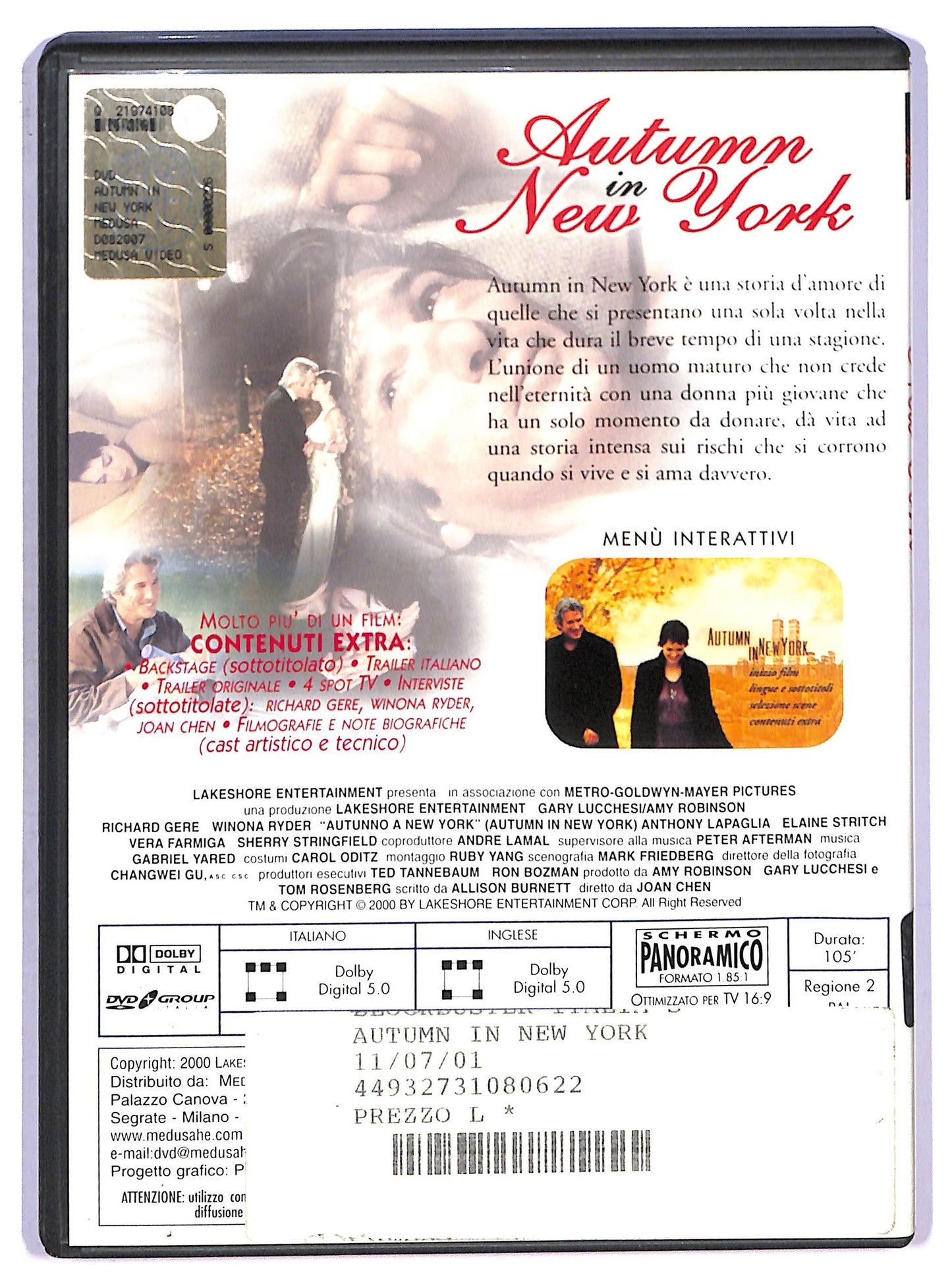 EBOND autumn in new york DVD D770763