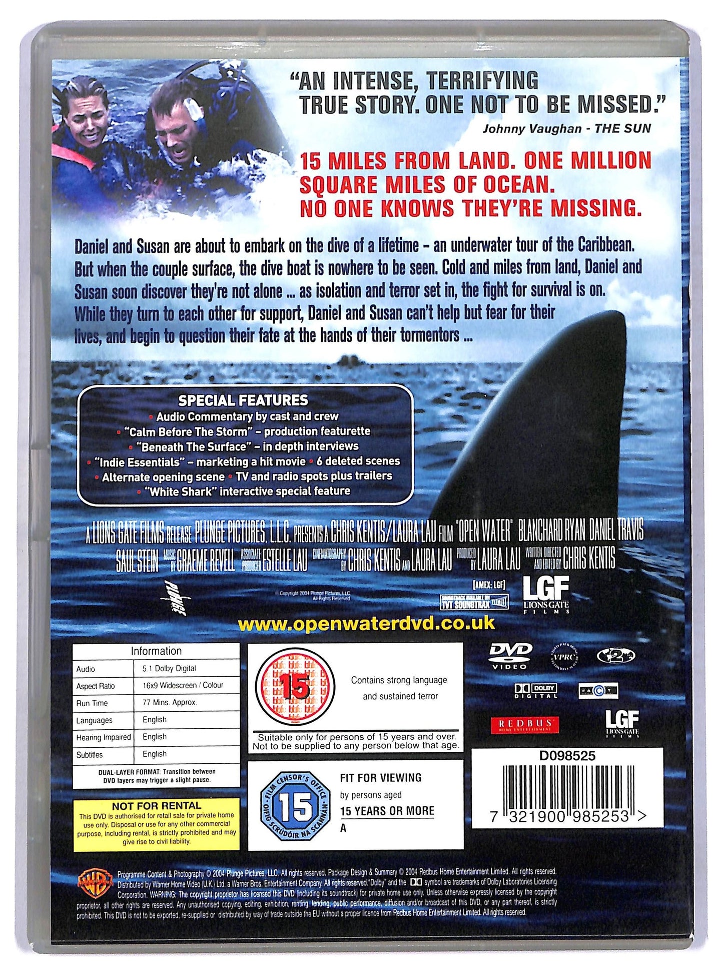 EBOND Open Water UK Edition DVD D770811