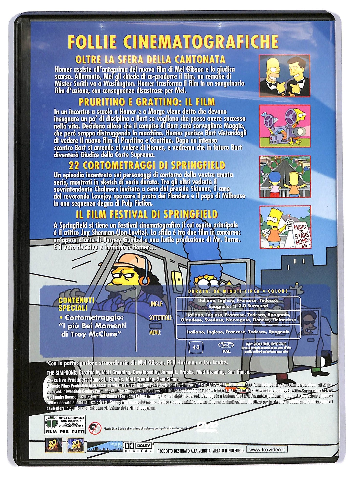 EBOND I Simpson Film Festival volume 18 EDITORIALE DVD D770942