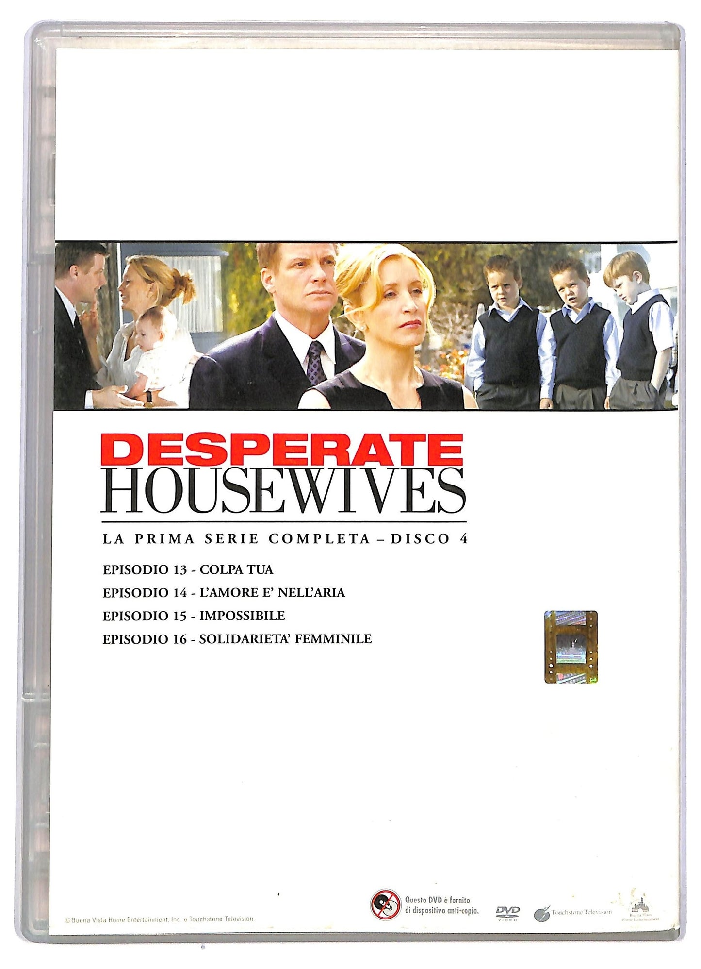 EBOND Desperate Housewives Prima Serie Disco 4 Episodi 13 - 16 EDITORIALE DVD D771033