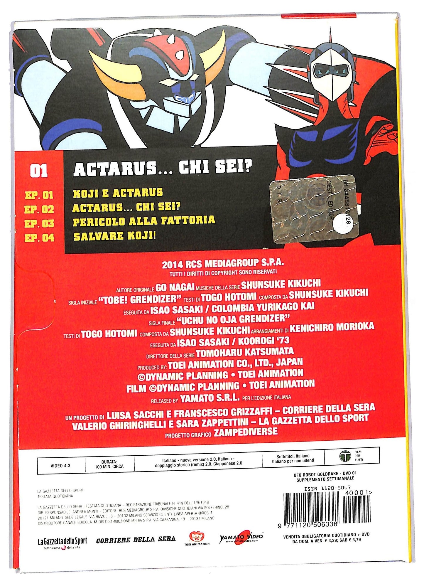 EBOND ufo robot Goldrake Vol 01 - actarus...chi sei? EDITORIALE DVD D771040