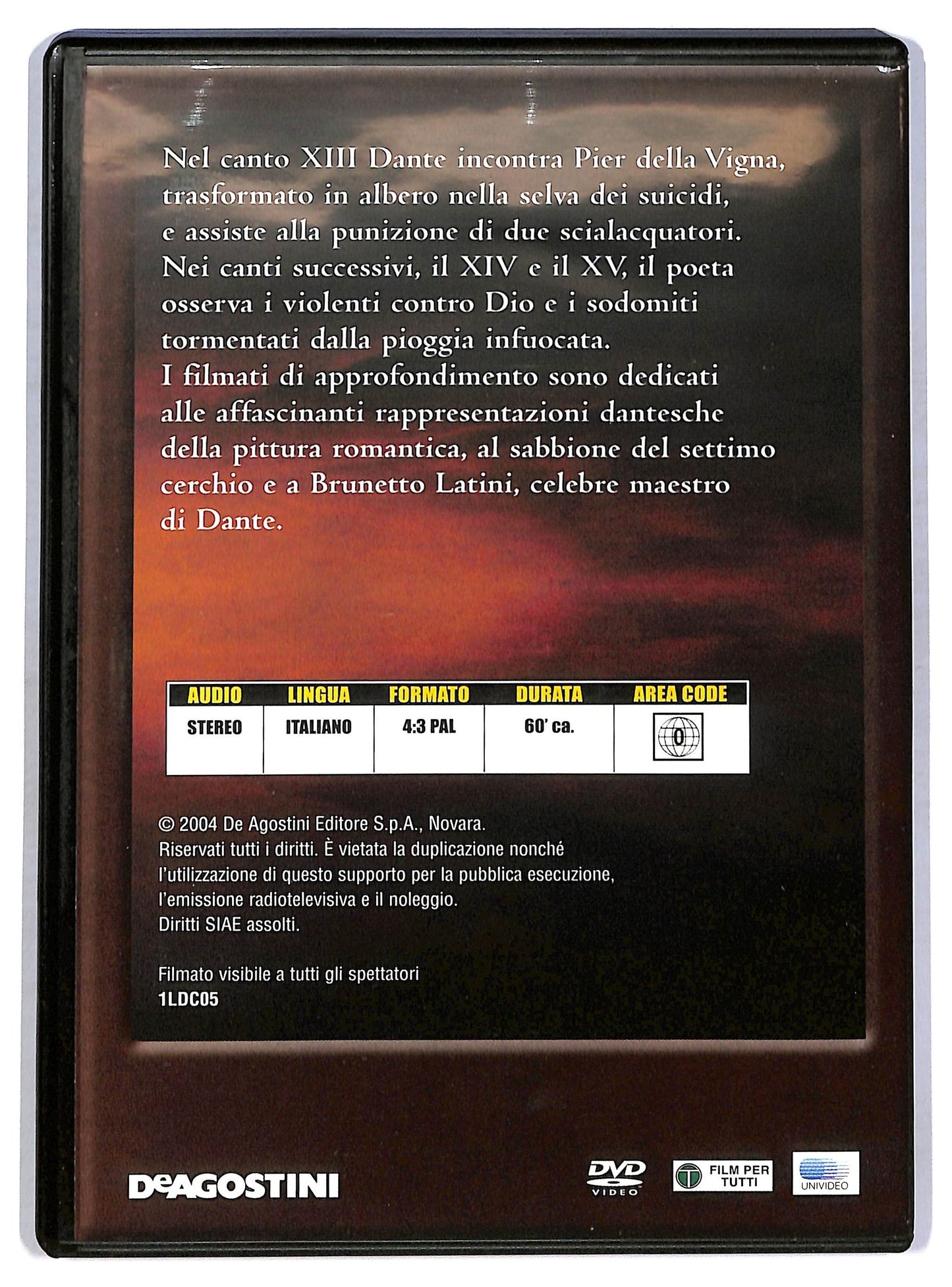 EBOND la divina commedia - inferno - canti EDITORIALE DVD D771046