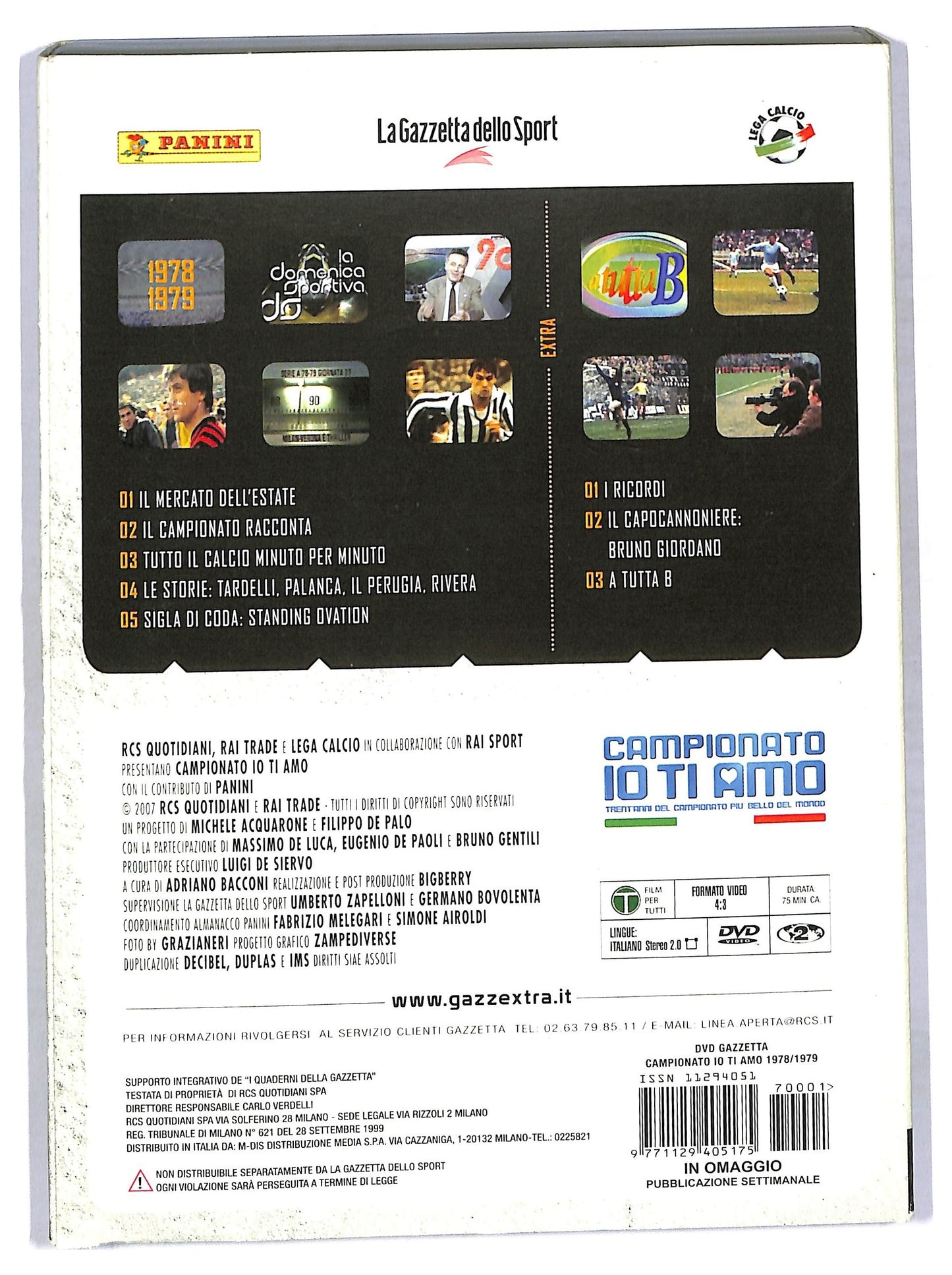 EBOND Campionato io ti amo Vol.1 SLIPCASE EDITORIALE DVD SLIM D771047
