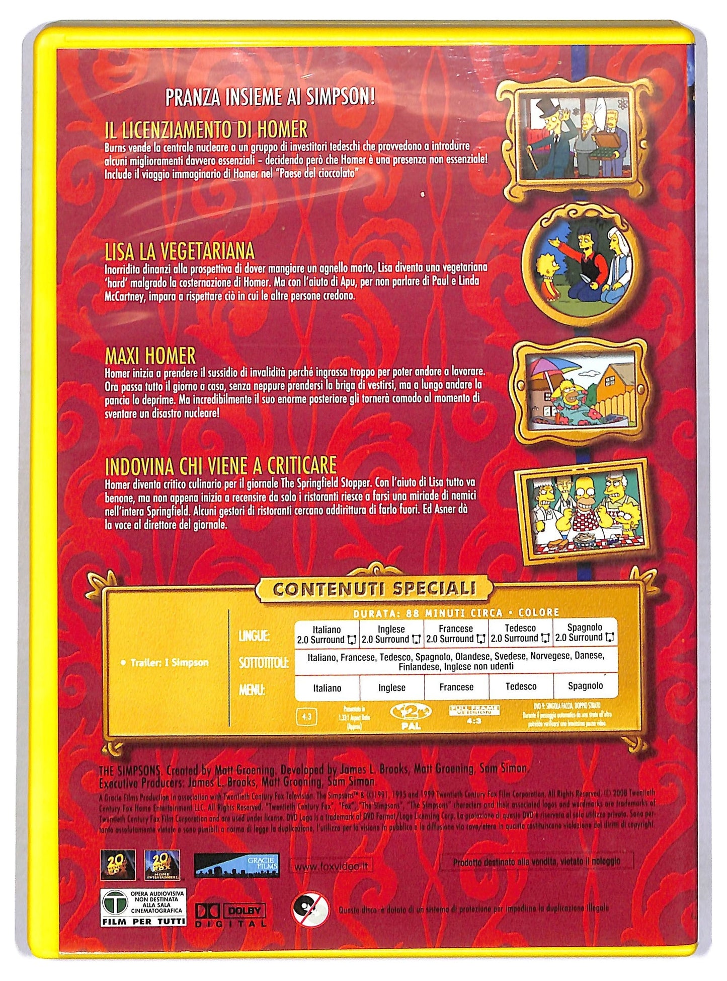 EBOND I Simpson I predatori del frigo perduto EDITORIALE DVD D771048