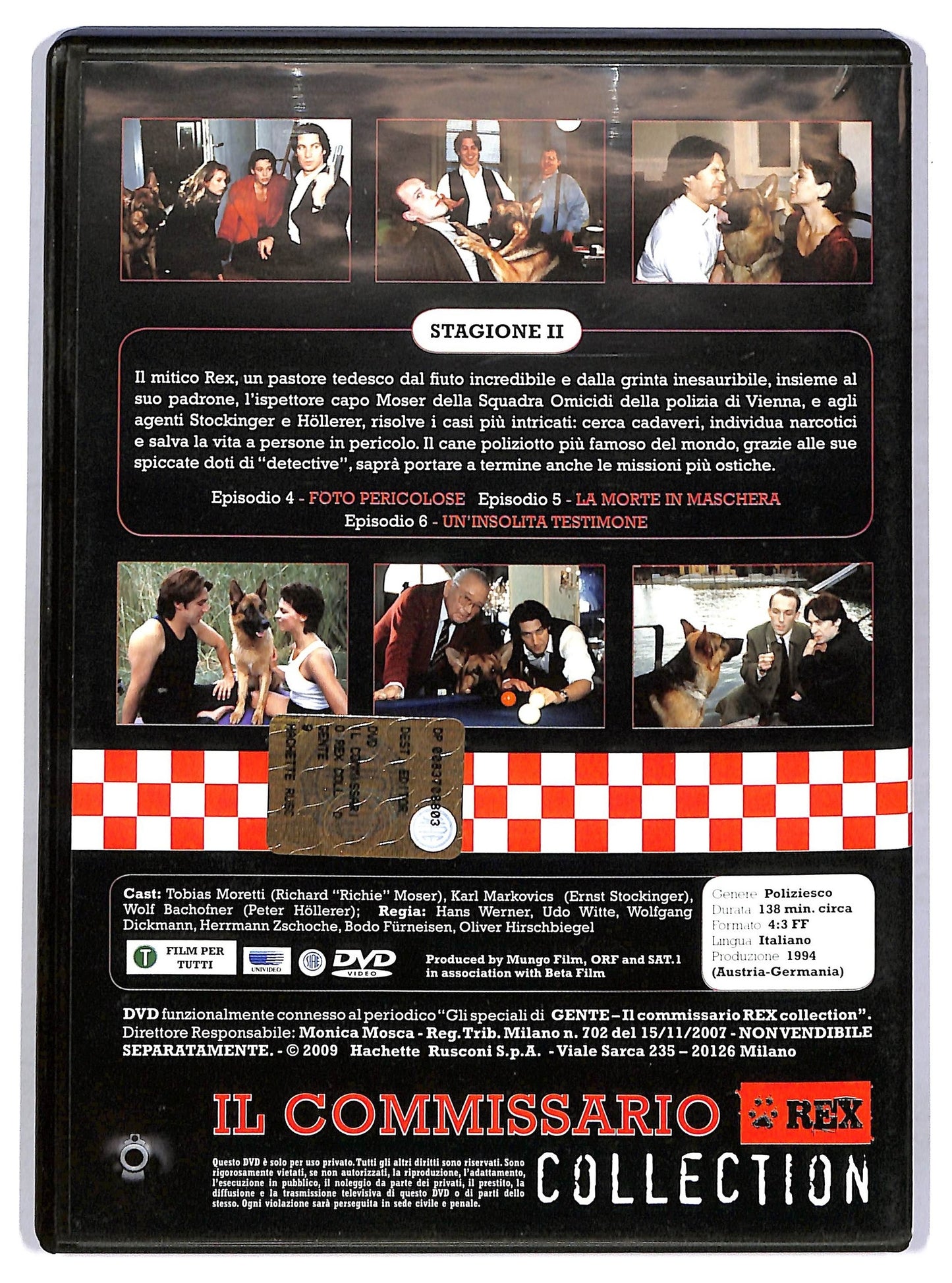 EBOND IL Commissario Rex Stgione II Episodi 4-6 EDITORIALE DVD D771052
