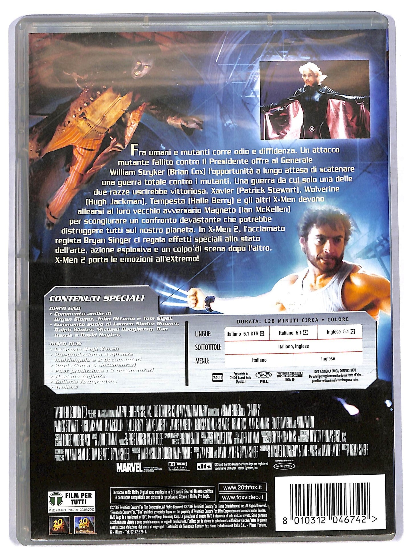 EBOND X-Men 2 - 2 Dischi SPECIAL EDITION DVD D771157
