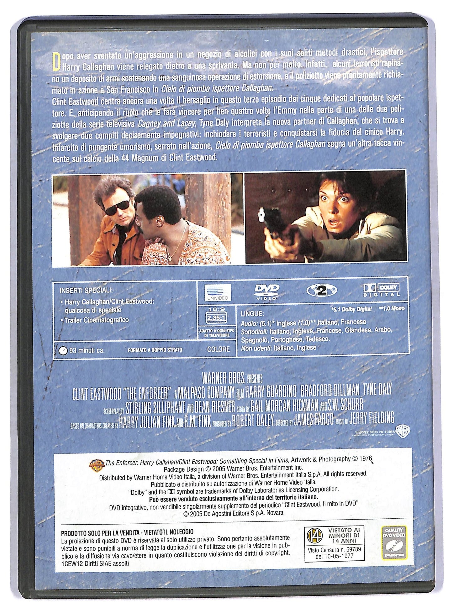 EBOND Eastwood - Cielo di piombo - ispettore Callaghan EDITORIALE DVD D771222
