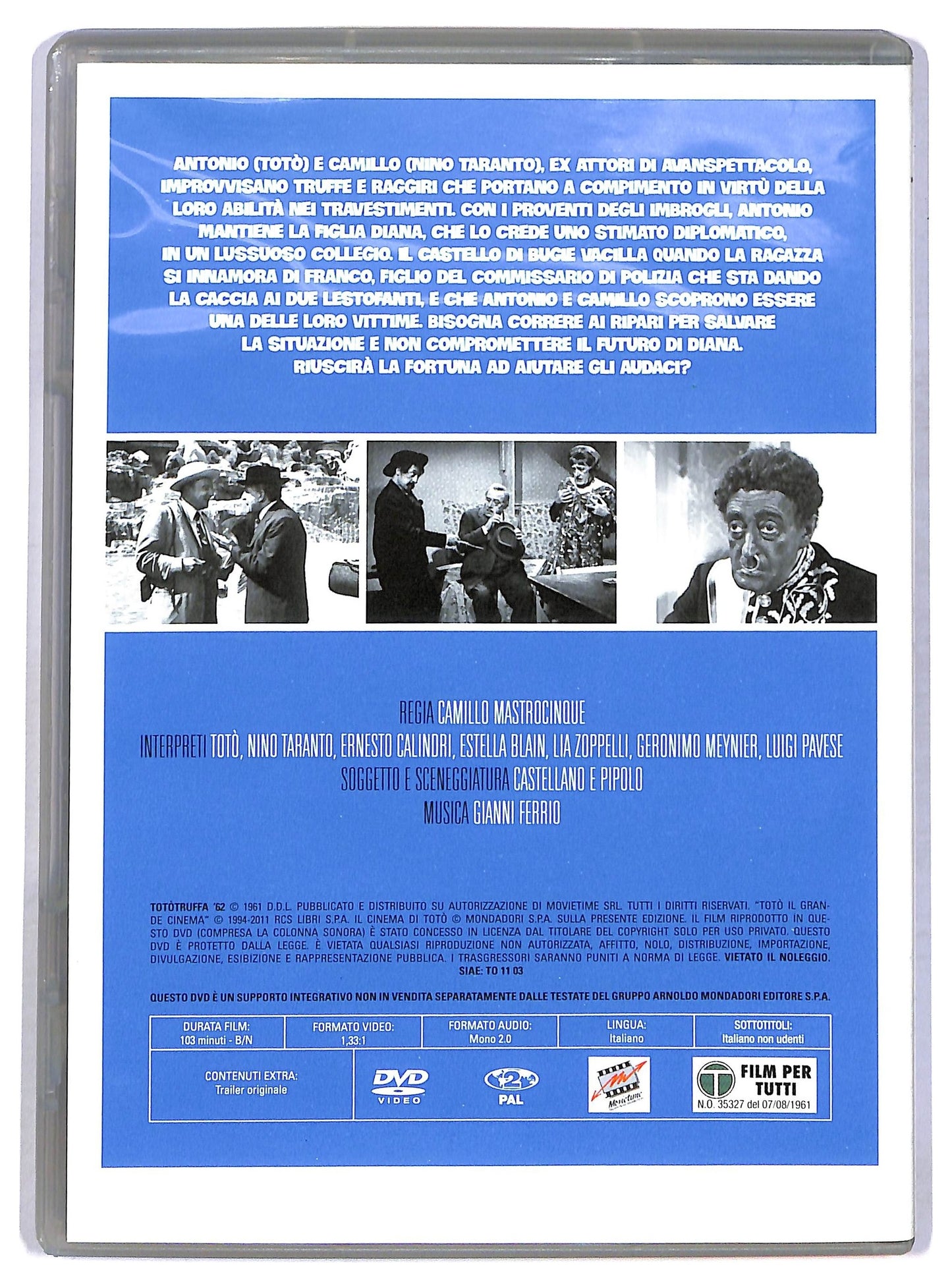 EBOND Toto Truffa 62' EDITORIALE DVD D771243