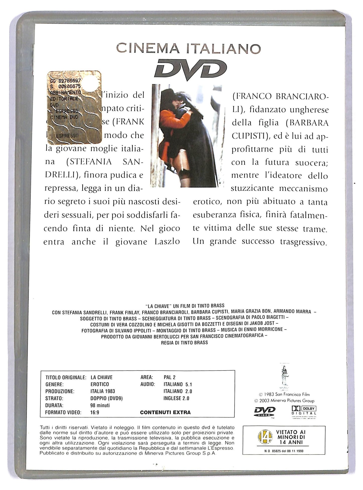 EBOND La chiave EDITORIALE DVD D771252