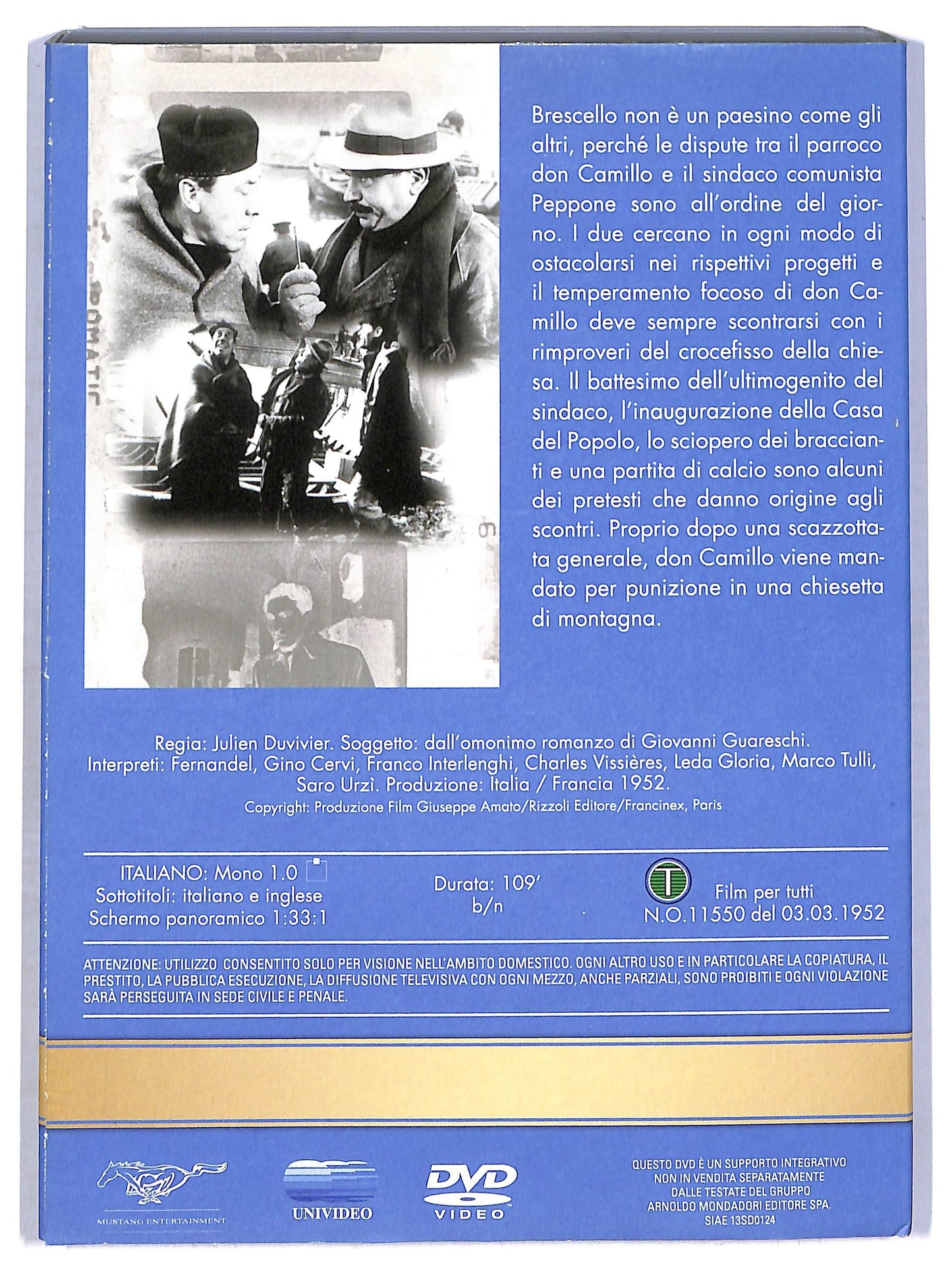 EBOND Don Camillo EDITORIALE SLIPCASE DVD D771439