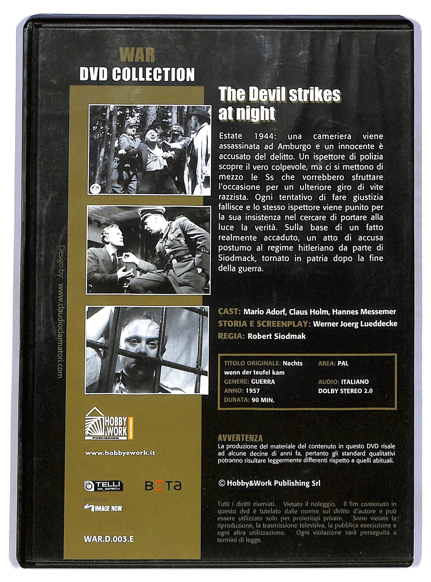 EBOND War DVD Collection - The Devil strikes at night EDITORIALE DVD D771441