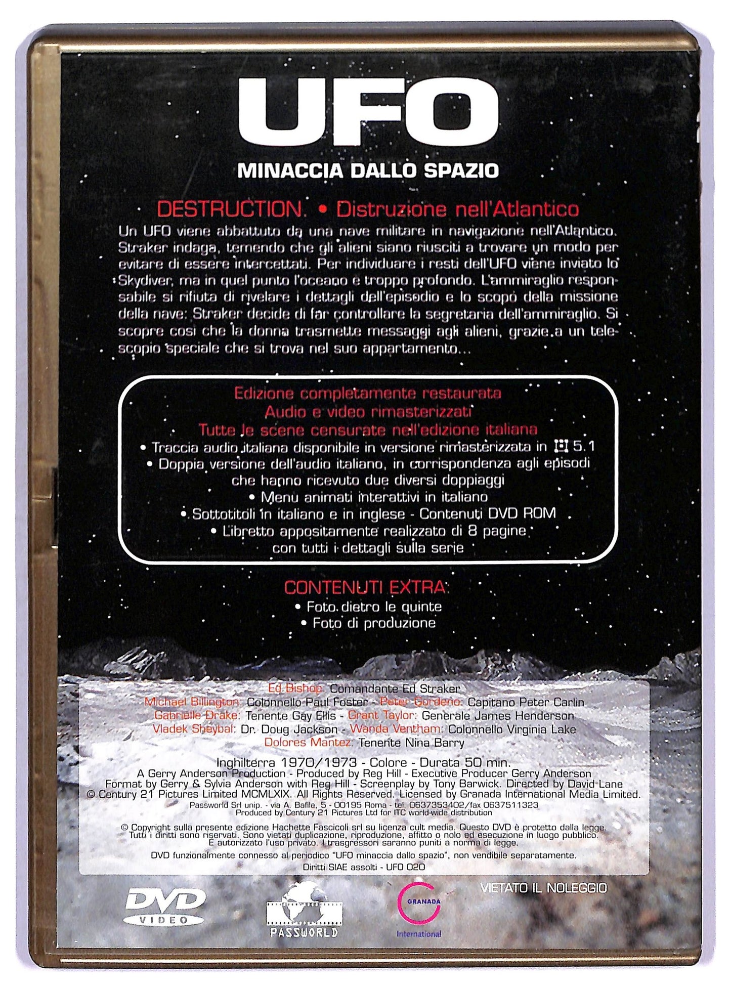 EBOND ufo, minaccia dallo spazio volume 20 EDITORIALE DVD D771501