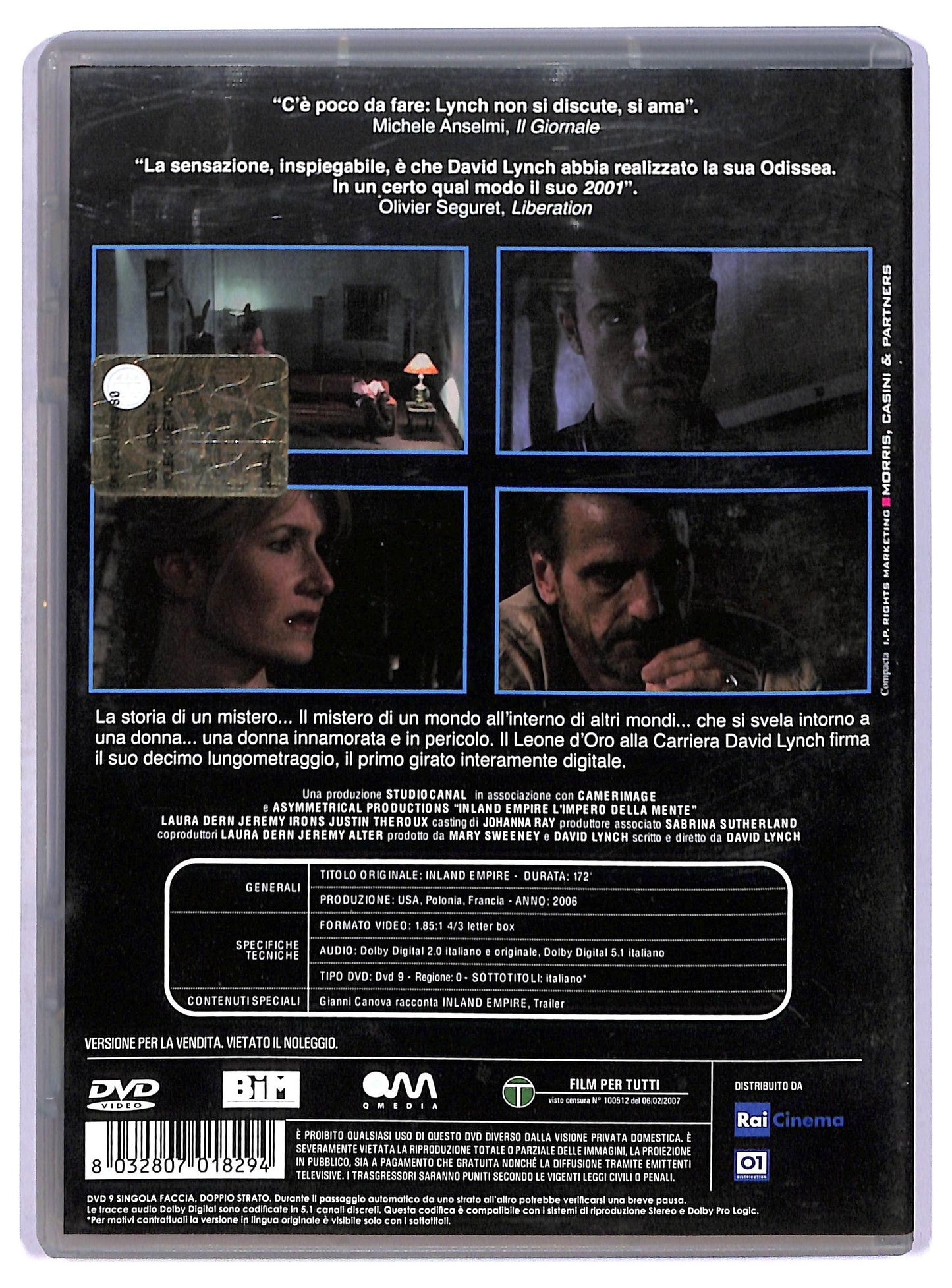 EBOND Inland Empire - L'impero della mente DVD D771513